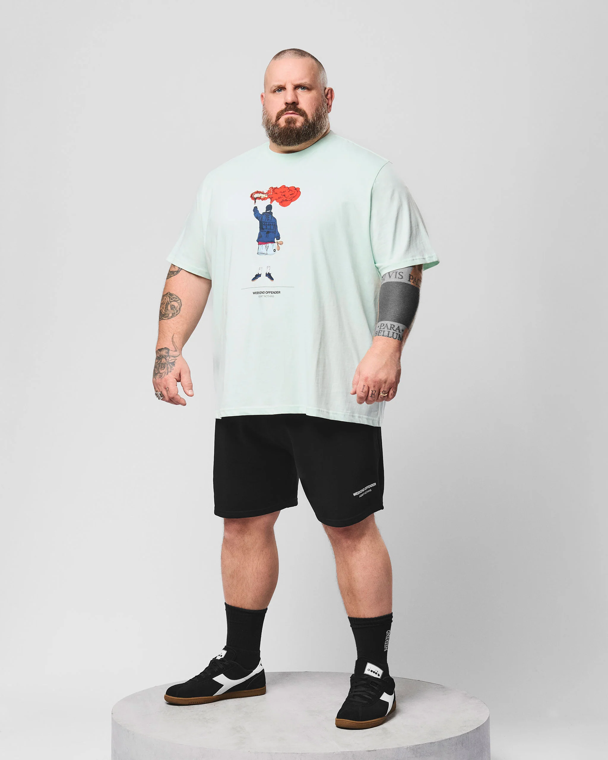 Plus Size - Chabet Graphic T-Shirt Amazonite Green - Image 3