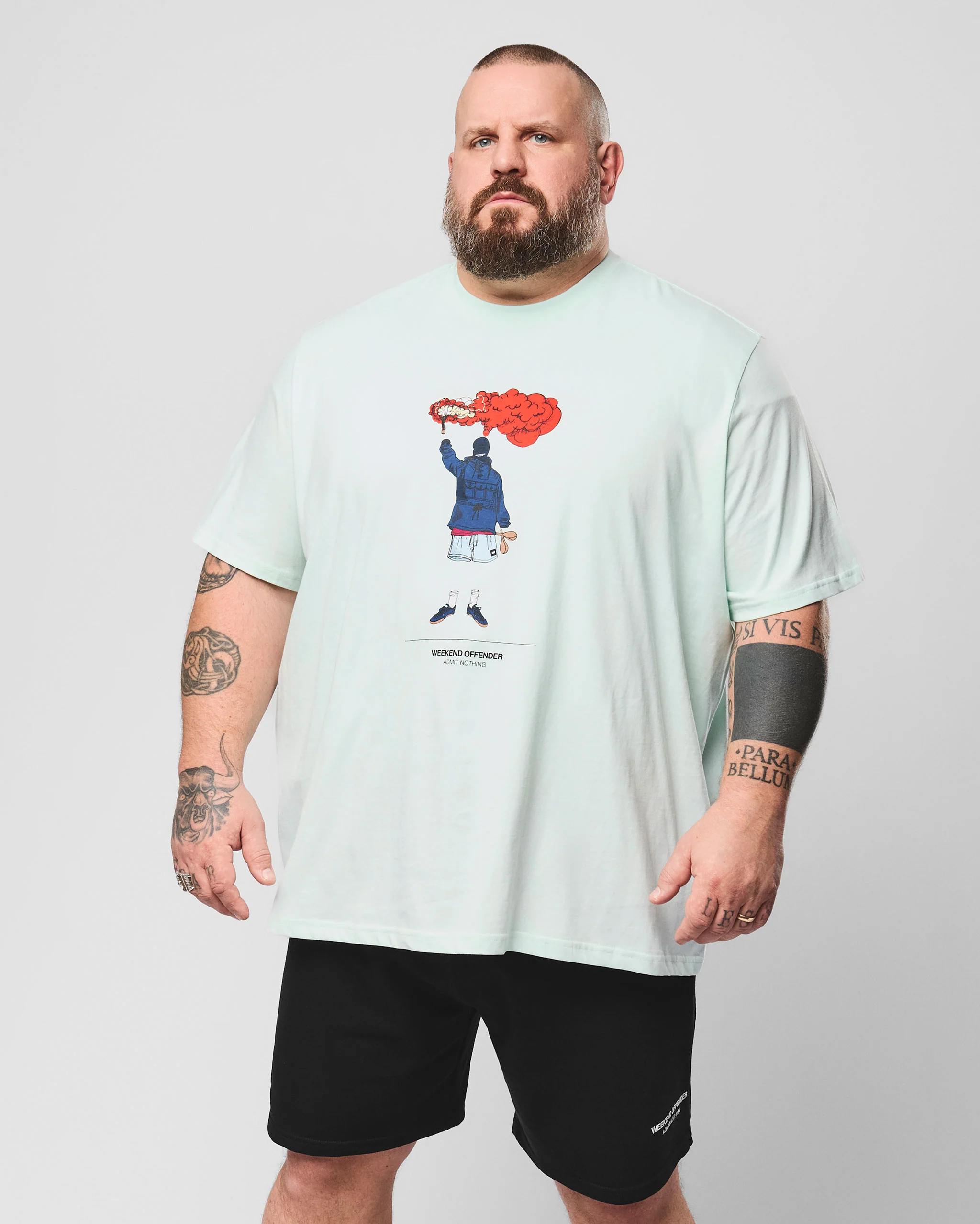 Plus Size - Chabet Graphic T-Shirt Amazonite Green - Image 4