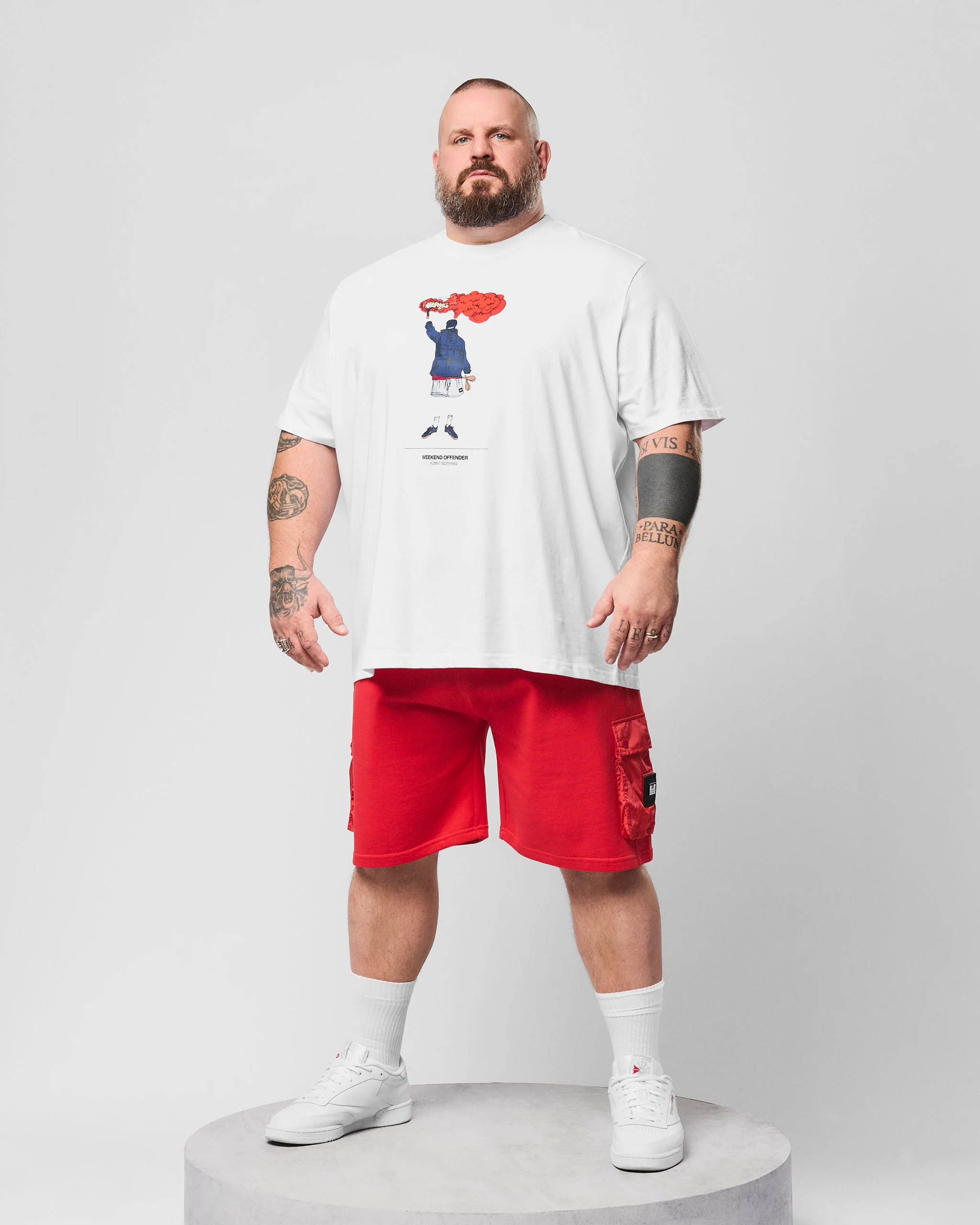 Plus Size - Chabet Graphic T-Shirt White - Image 3