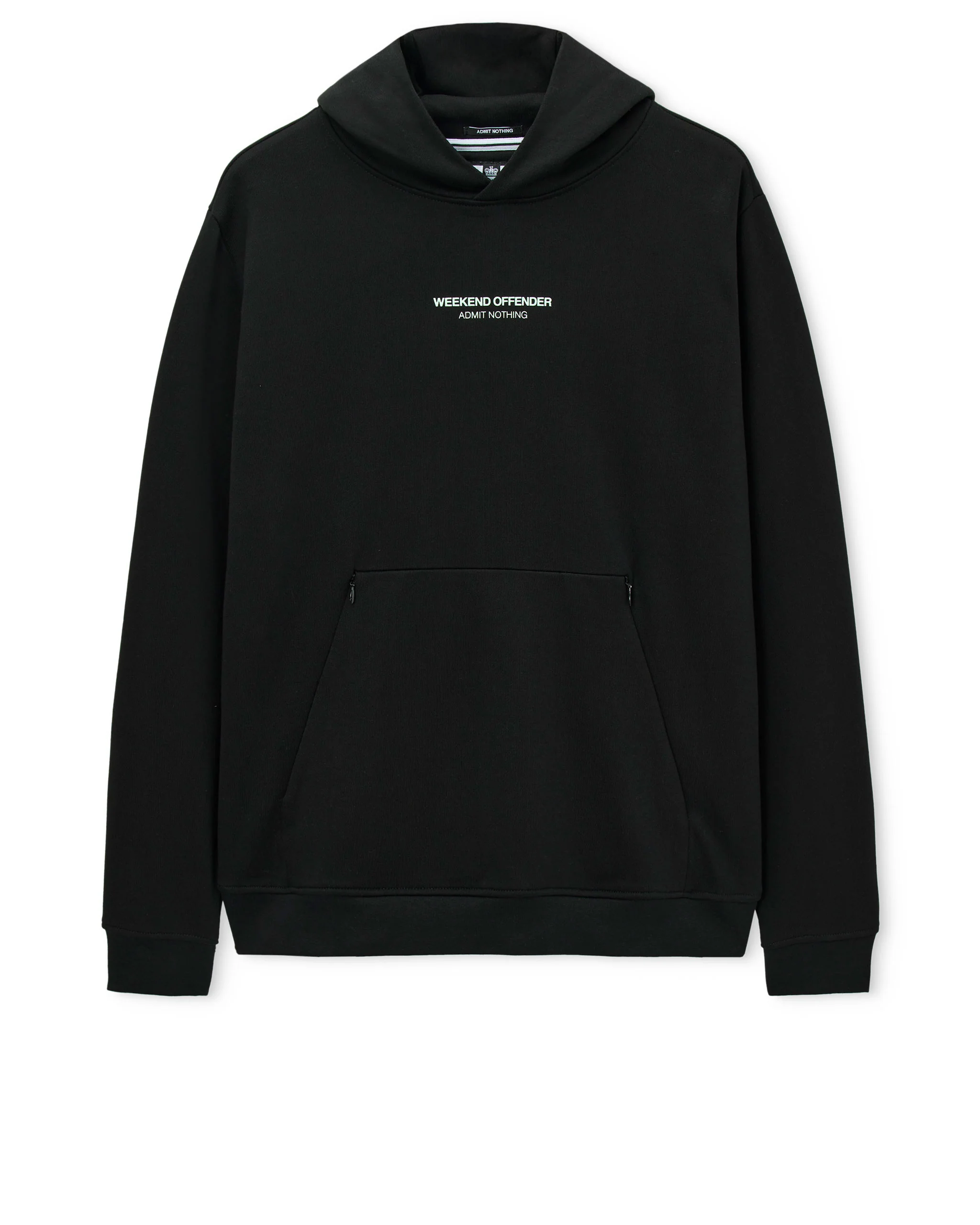 Plus Size - Cobain Hoodie Black/Amazonite Green