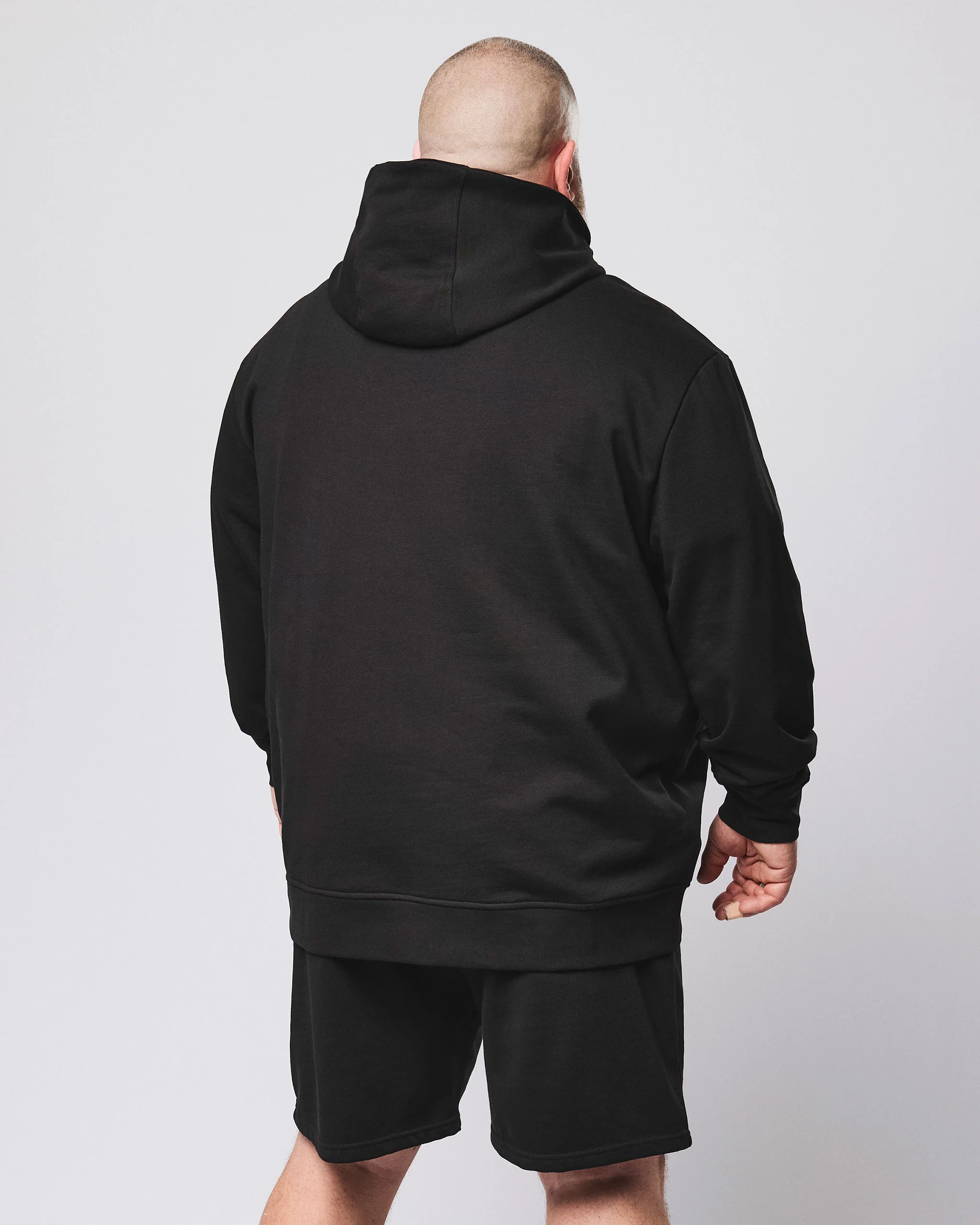 Plus Size - Cobain Hoodie Black/Amazonite Green - Image 4