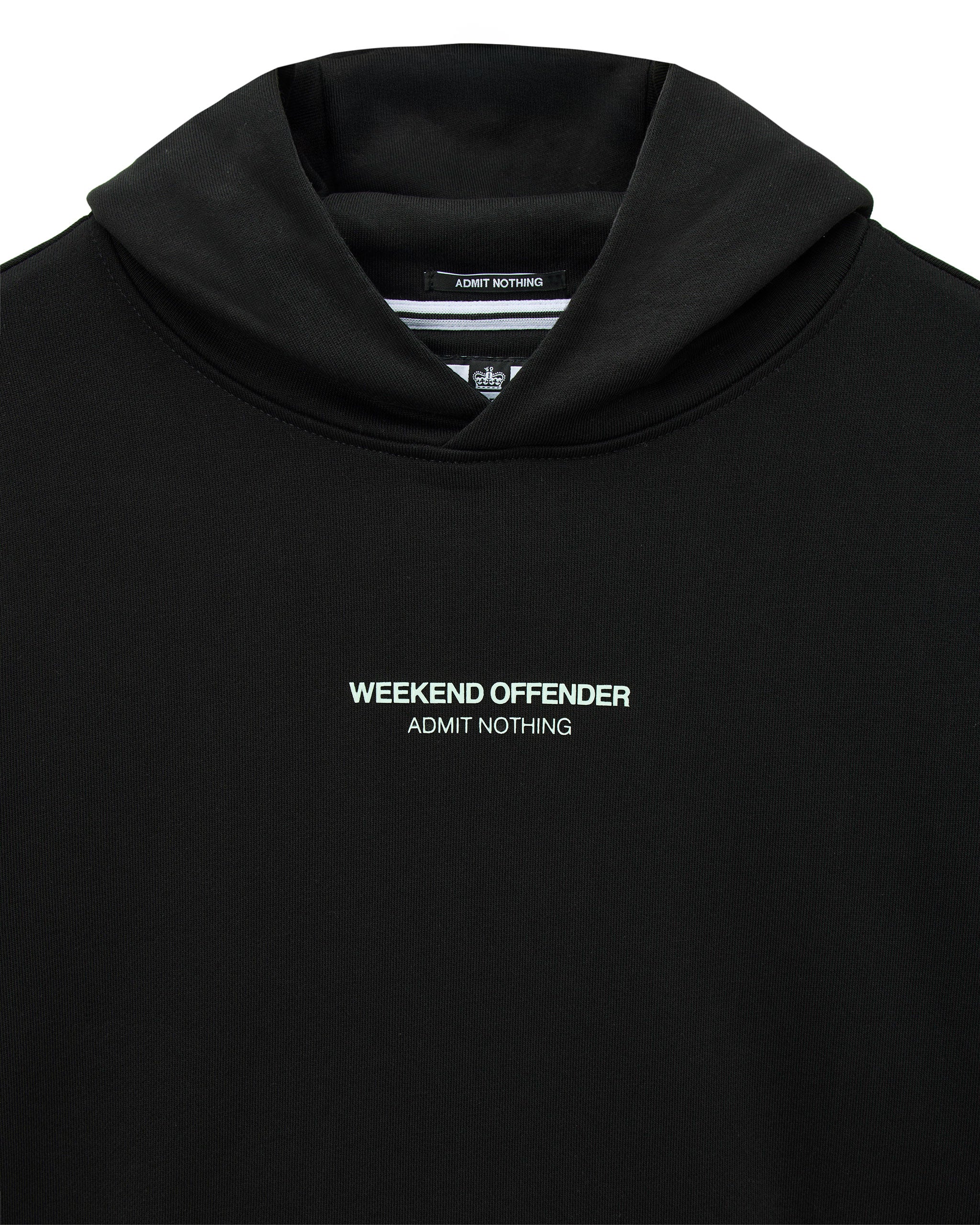 Plus Size - Cobain Hoodie Black/Amazonite Green - Image 5