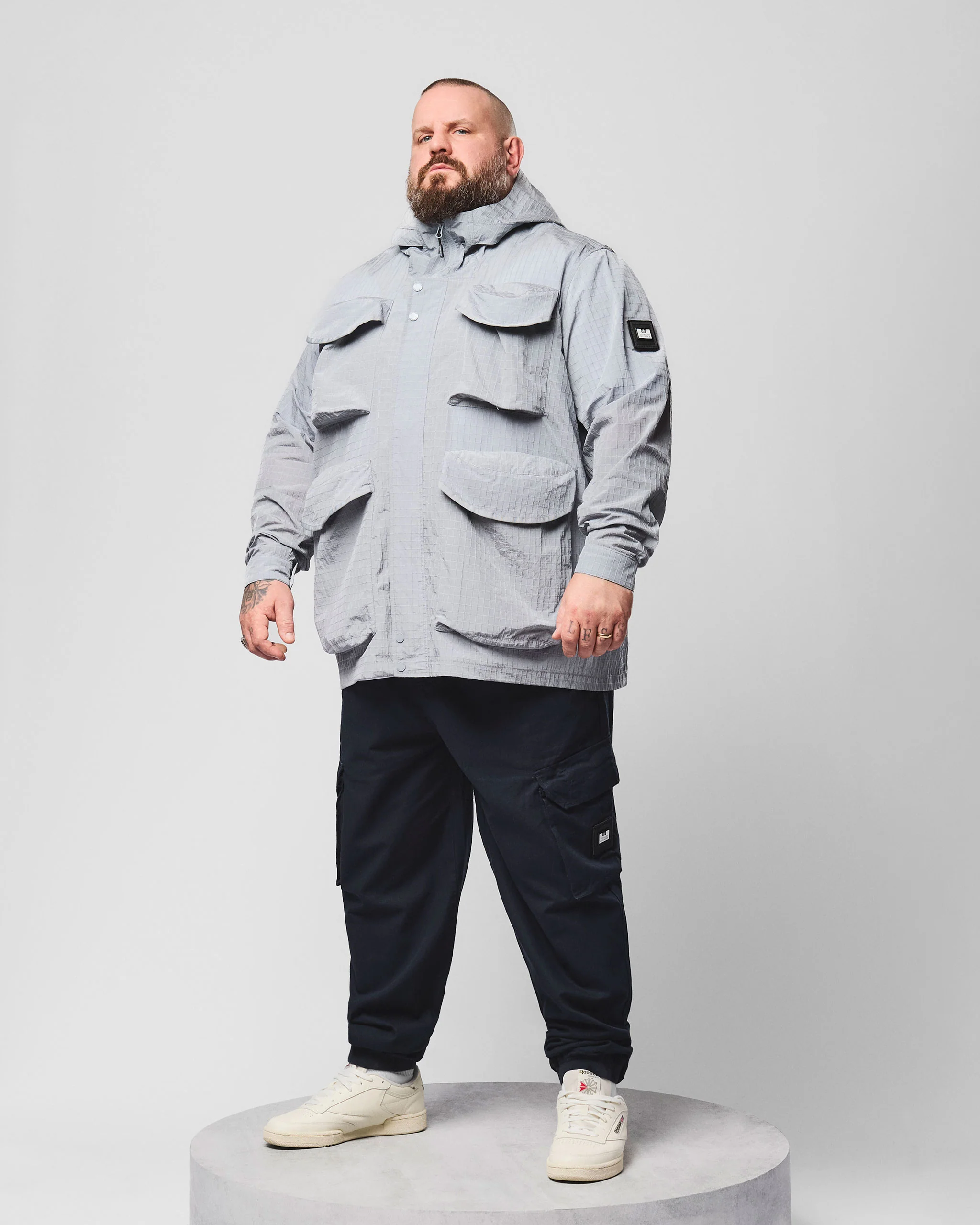 Plus Size - Cotoca Ripstop Field Jacket Smokey Grey - Image 2
