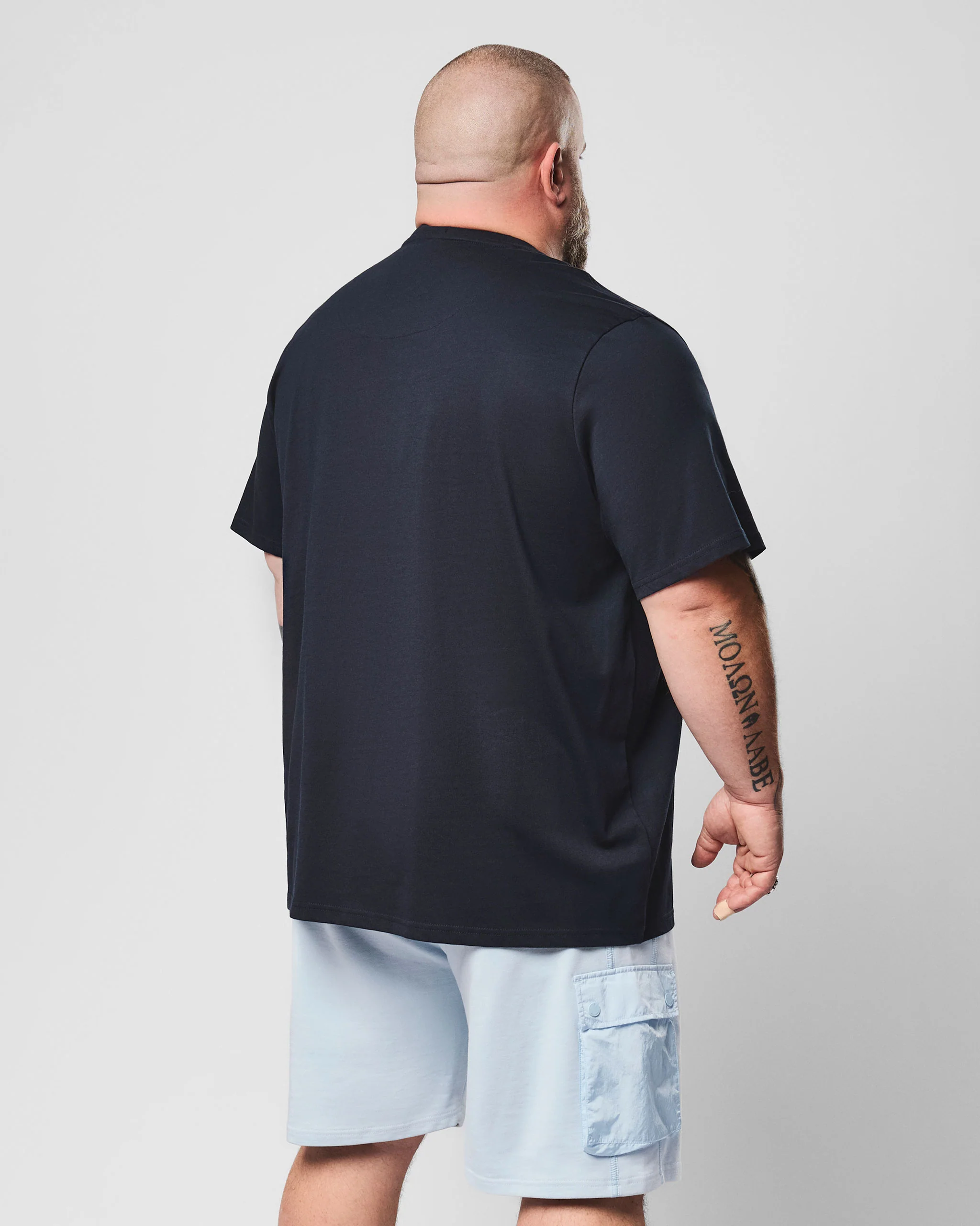 Plus Size - D'Arblay Graphic T-Shirt Navy - Image 5