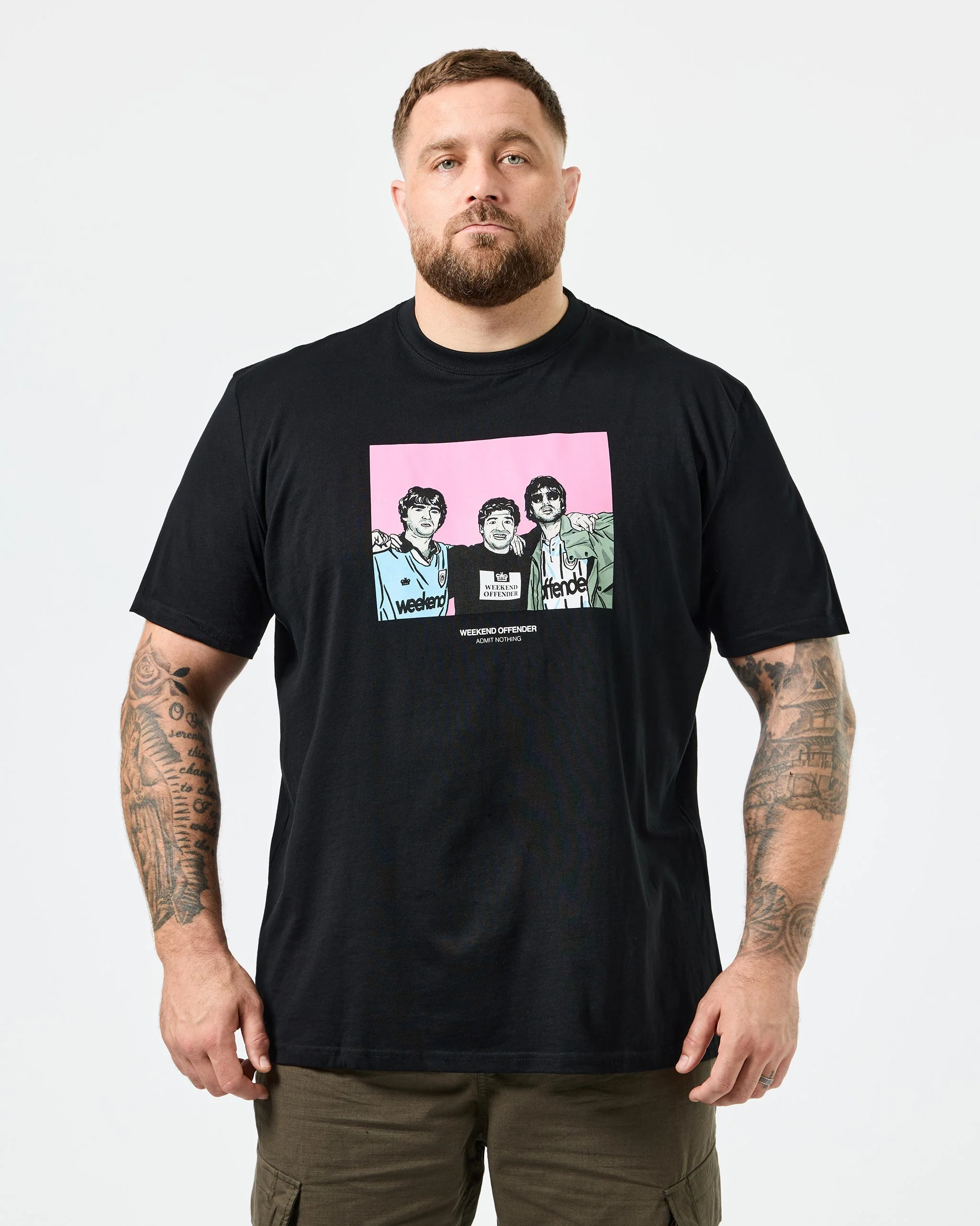 Plus Size - Diego Graphic T-Shirt Black - Image 3