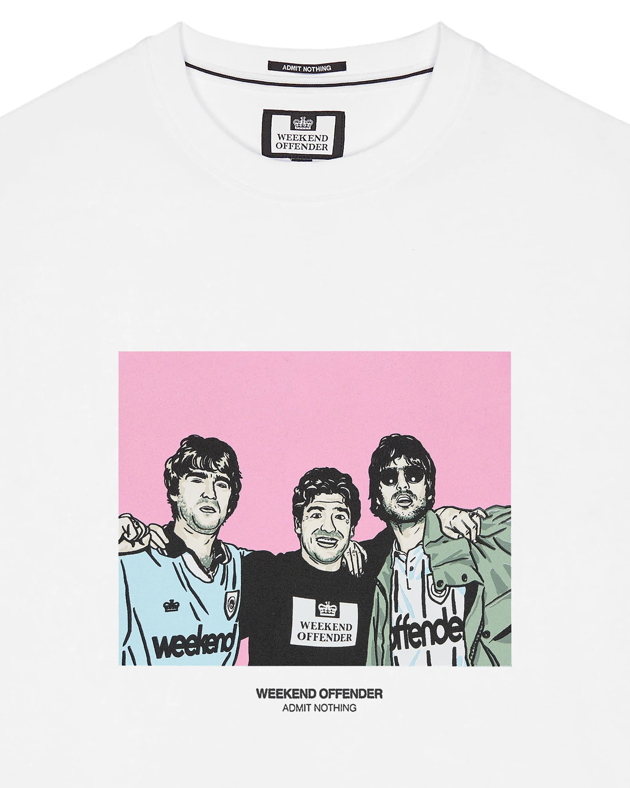Plus Size - Diego Graphic T-Shirt White - Image 5