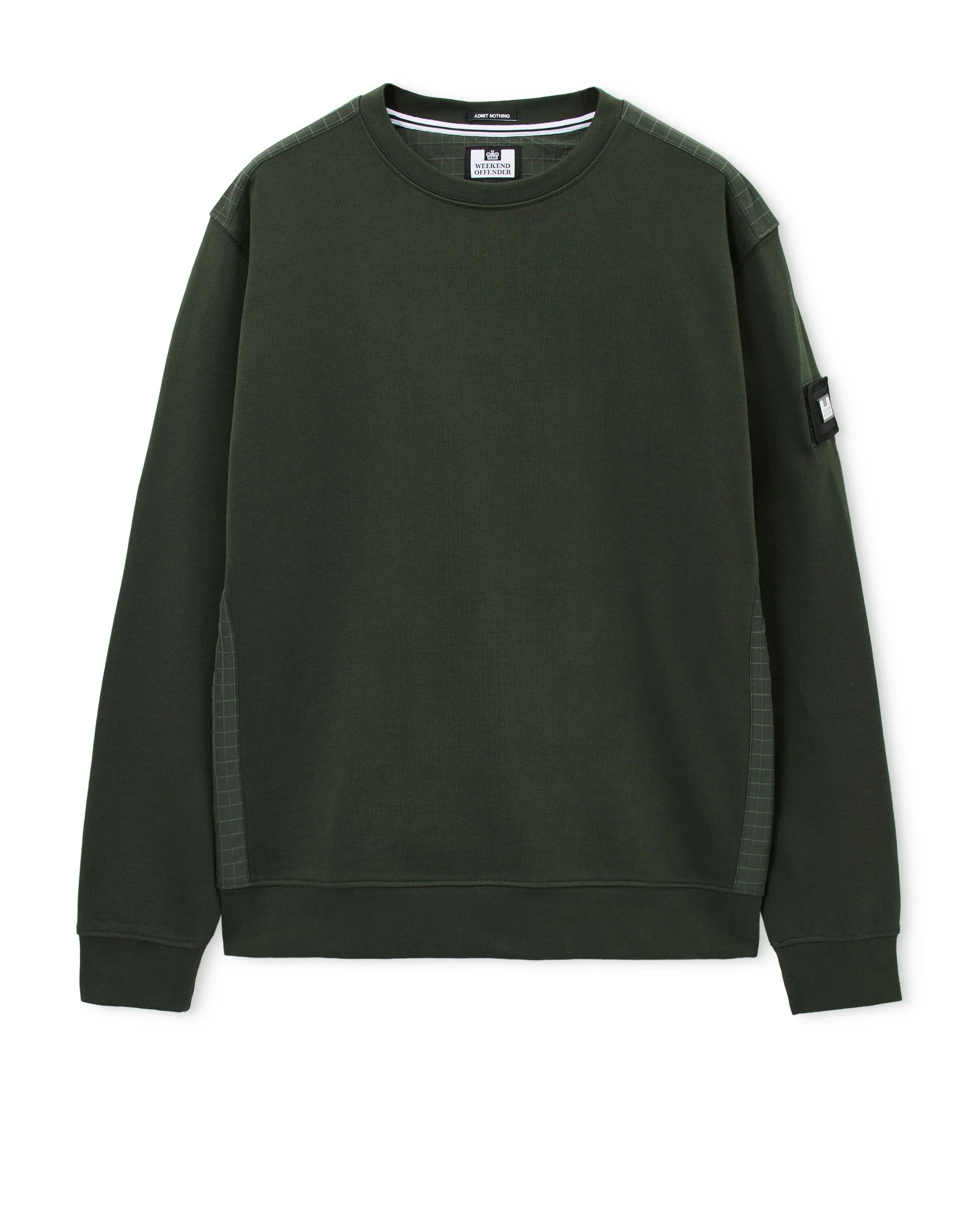 Plus Size - F Bomb Sweatshirt Black Forest Green