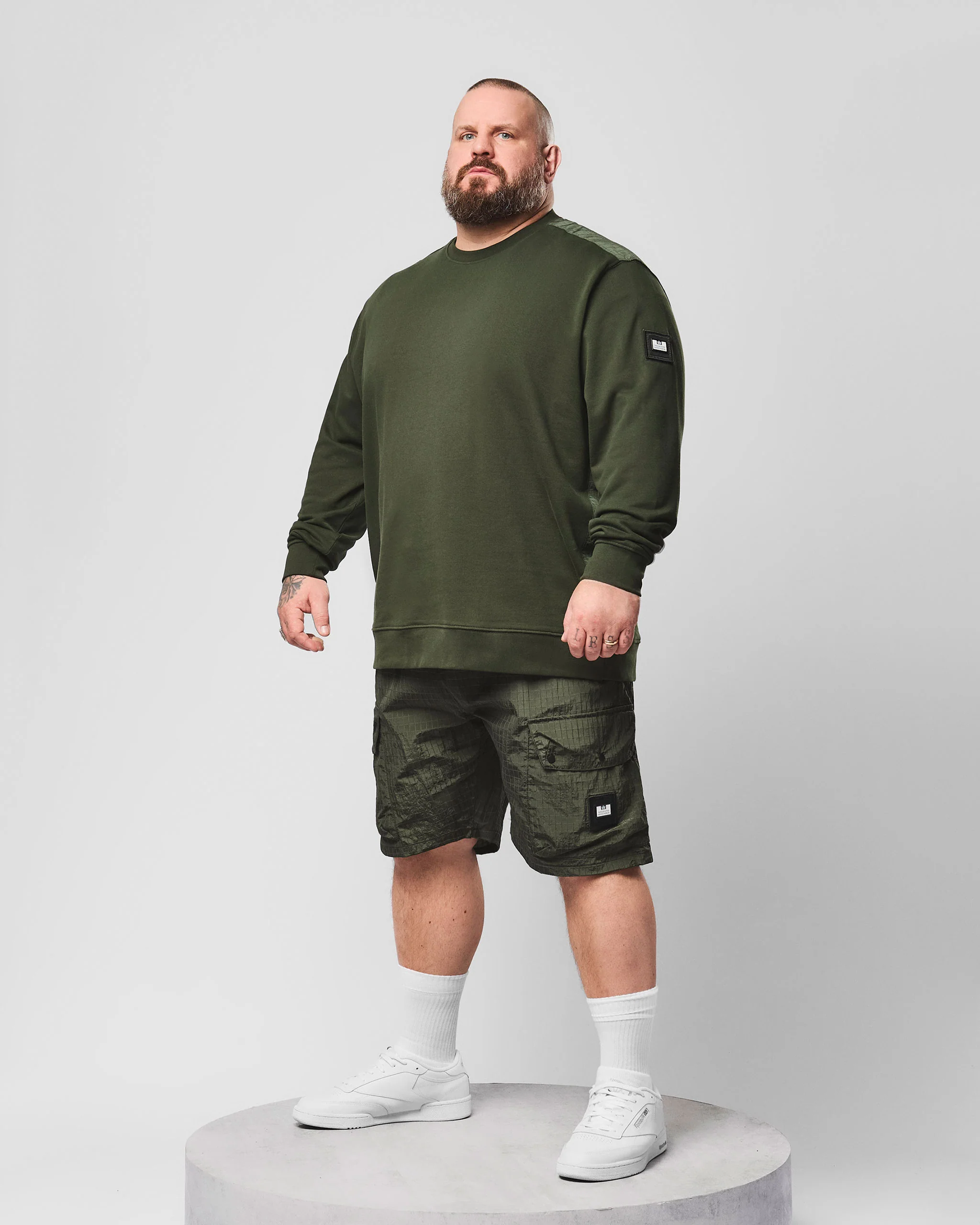 Plus Size - F Bomb Sweatshirt Black Forest Green - Image 2