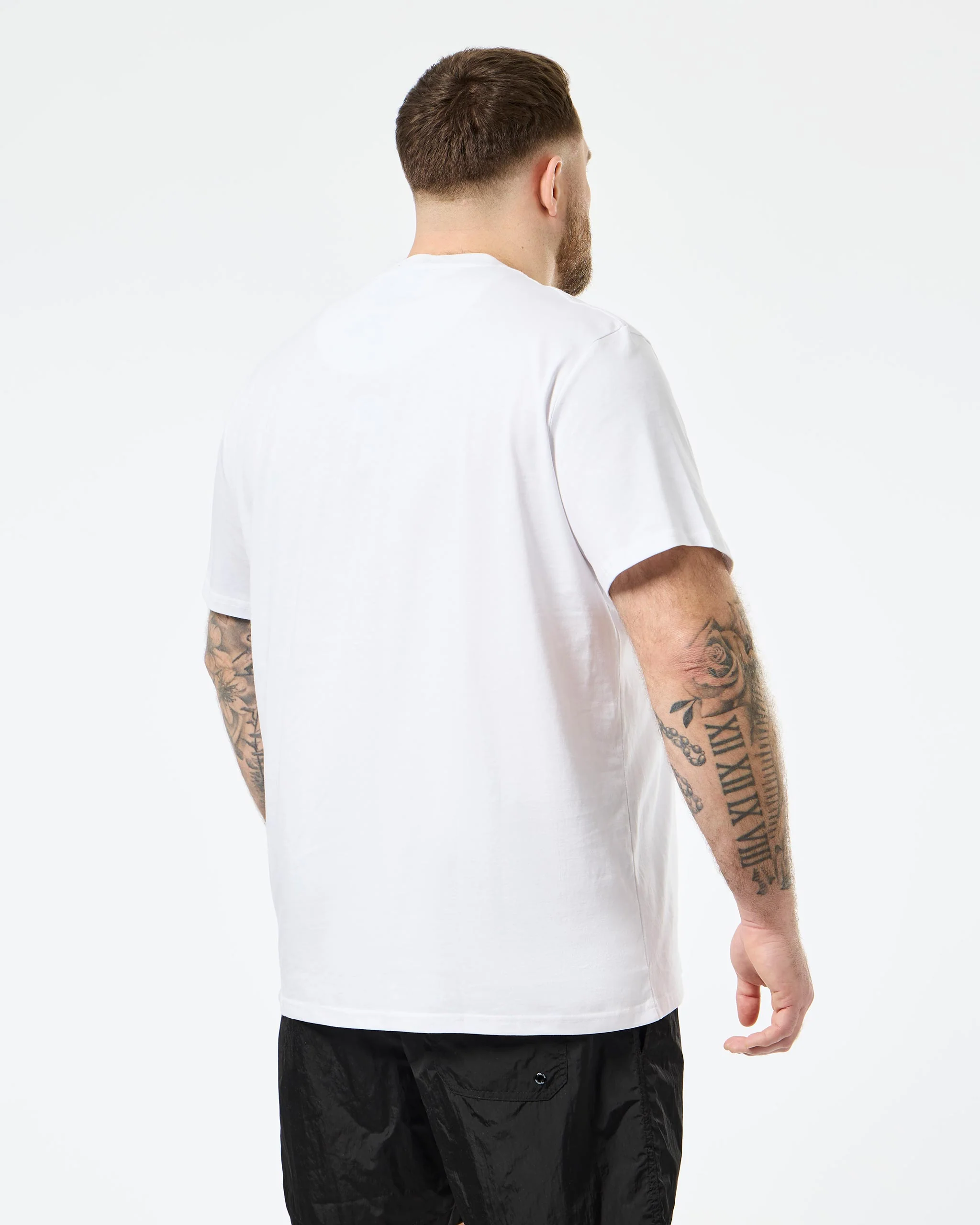 Plus Size - Football + Festivals Graphic T-Shirt White - Image 4
