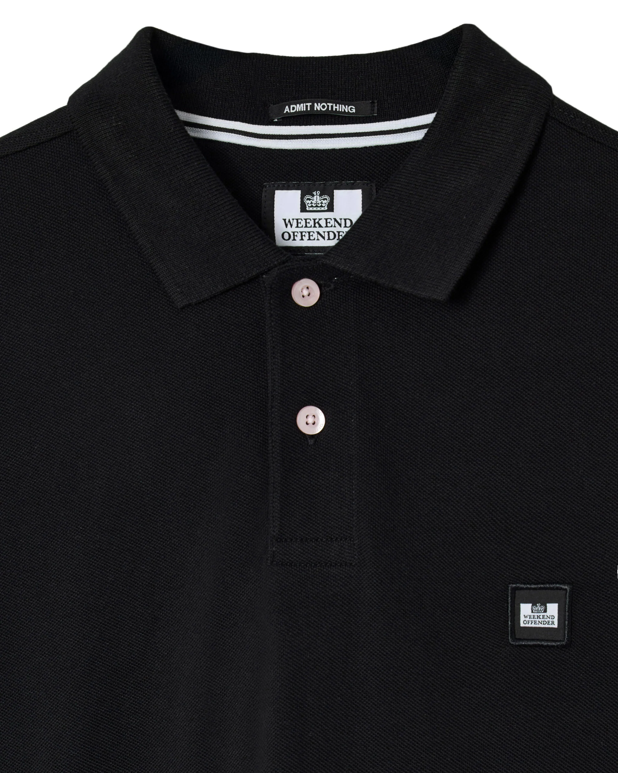 Plus Size - Heathcote Polo Shirt Black - Image 5