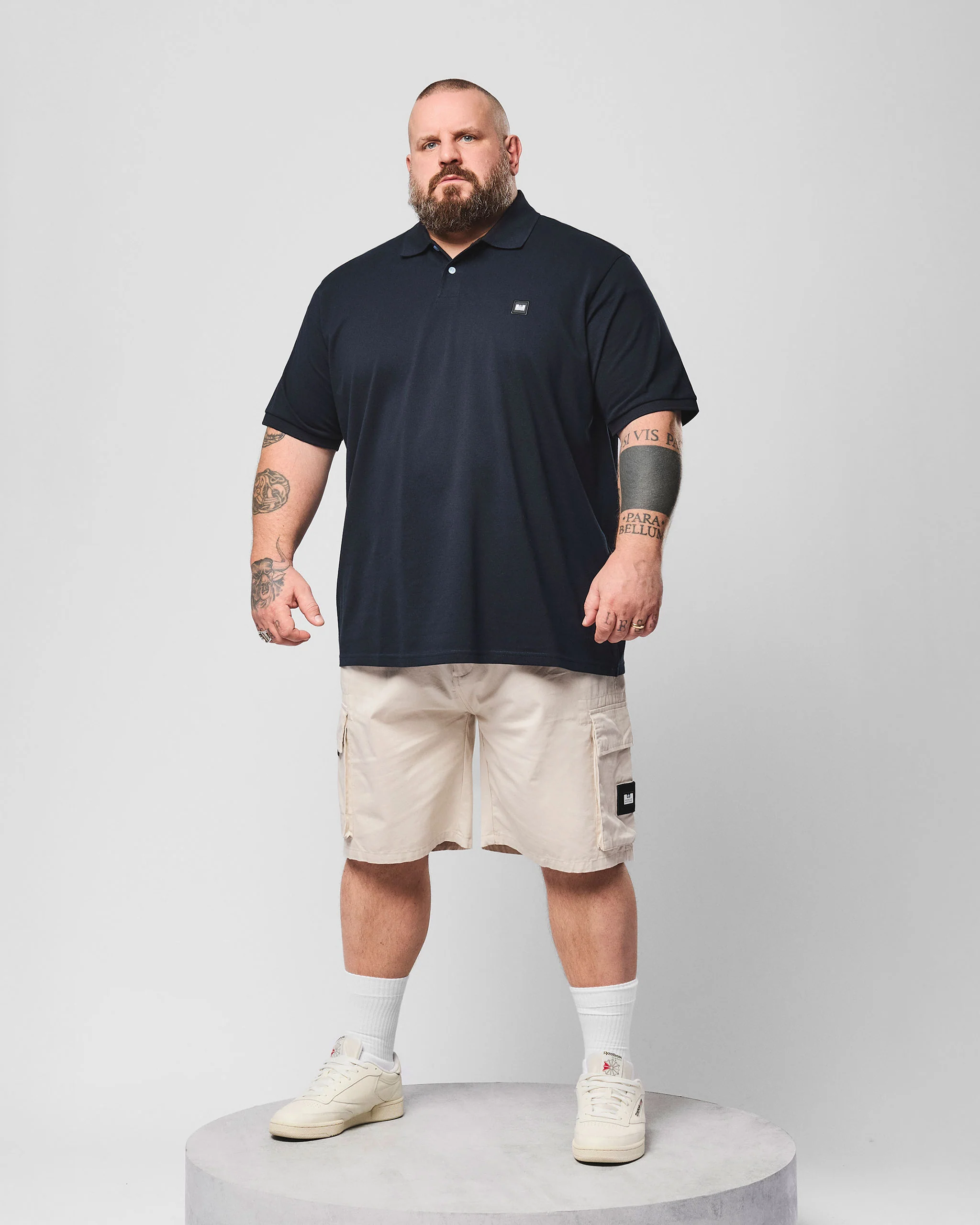 Plus Size - Heathcote Polo Shirt Navy - Image 2