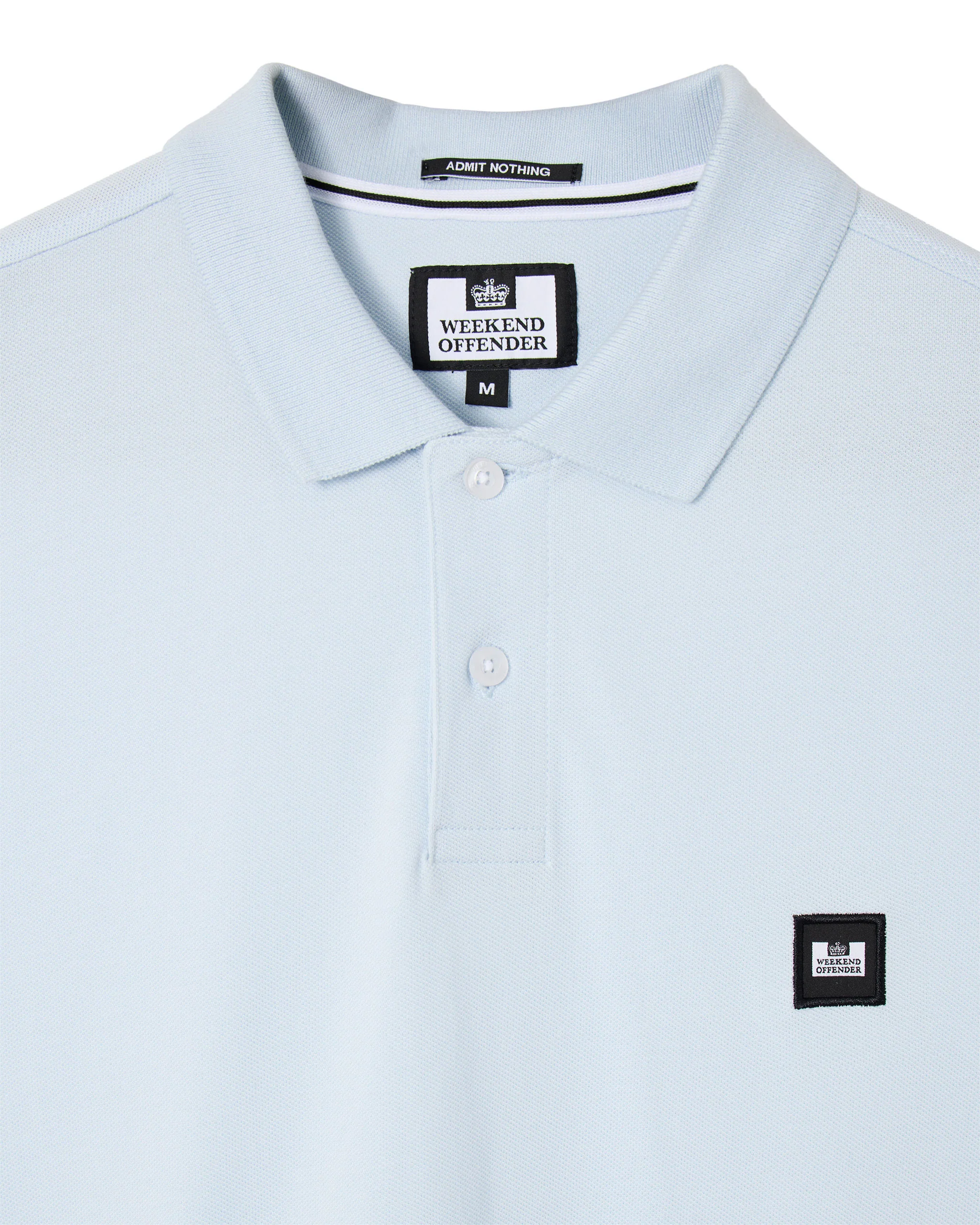Plus Size - Heathcote Polo Shirt Sky Blue - Image 5