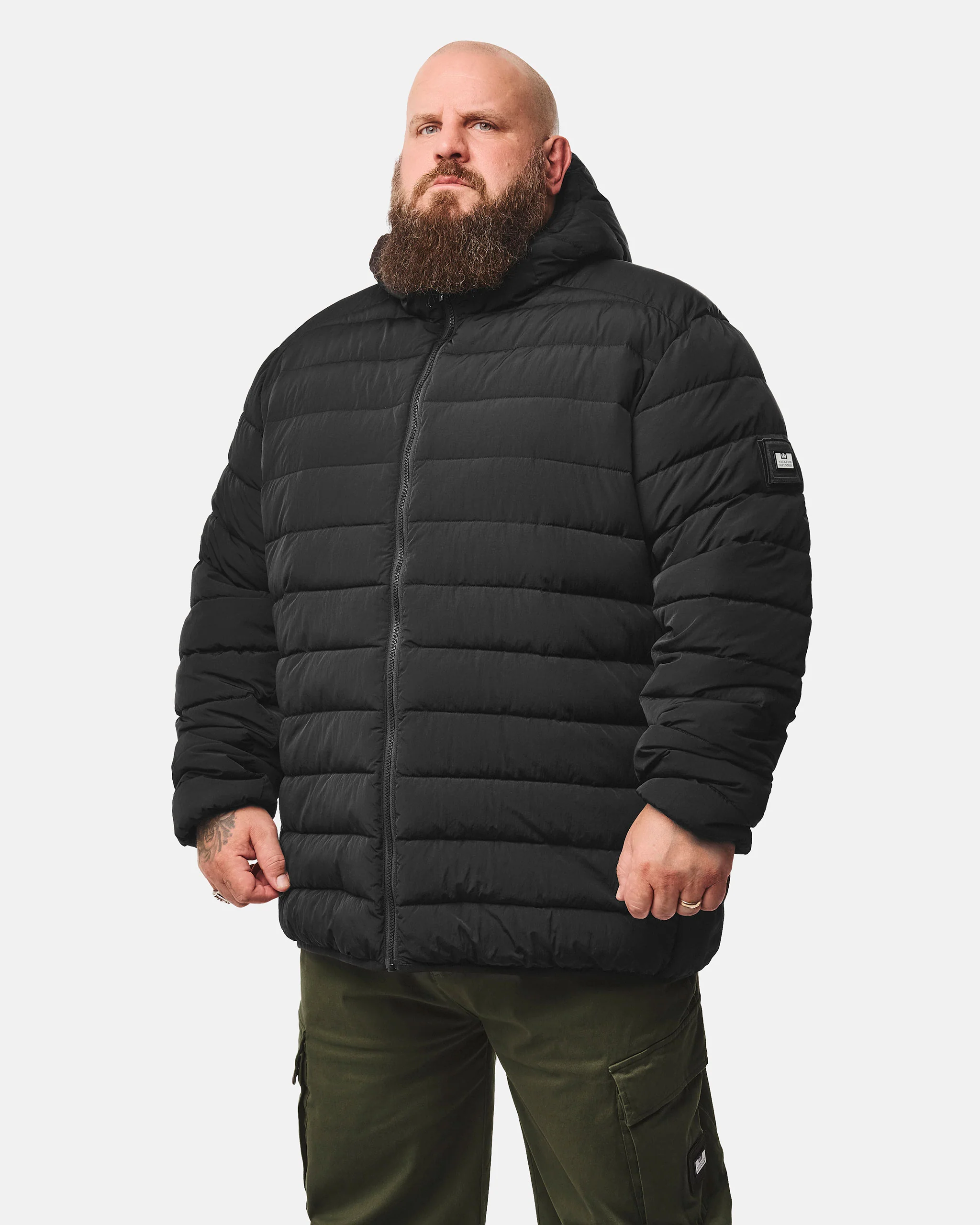 Plus Size - La Guardia Puffer Jacket Black - Image 2