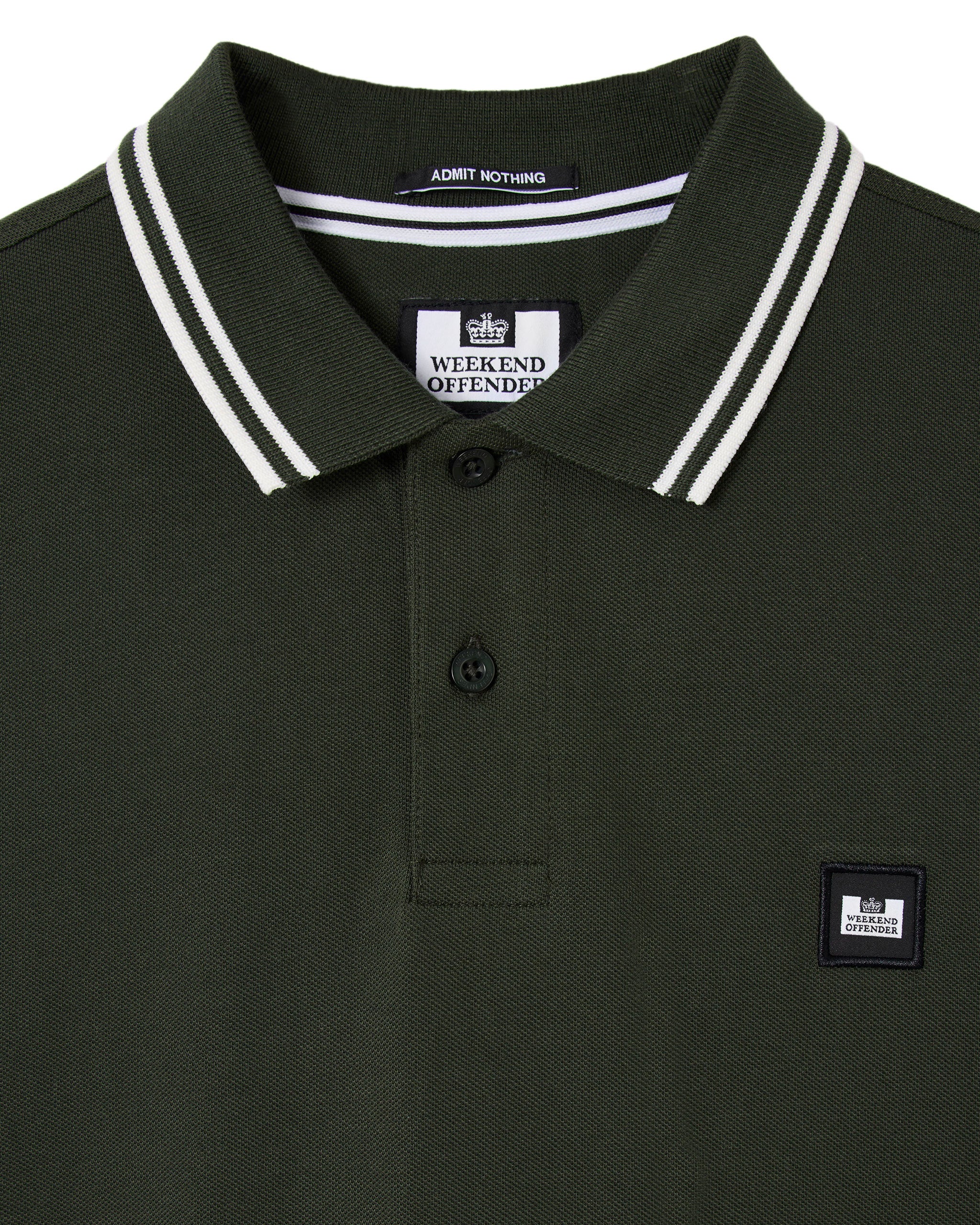 Levanto Polo Shirt Black Forest Green/Ghost - Image 6