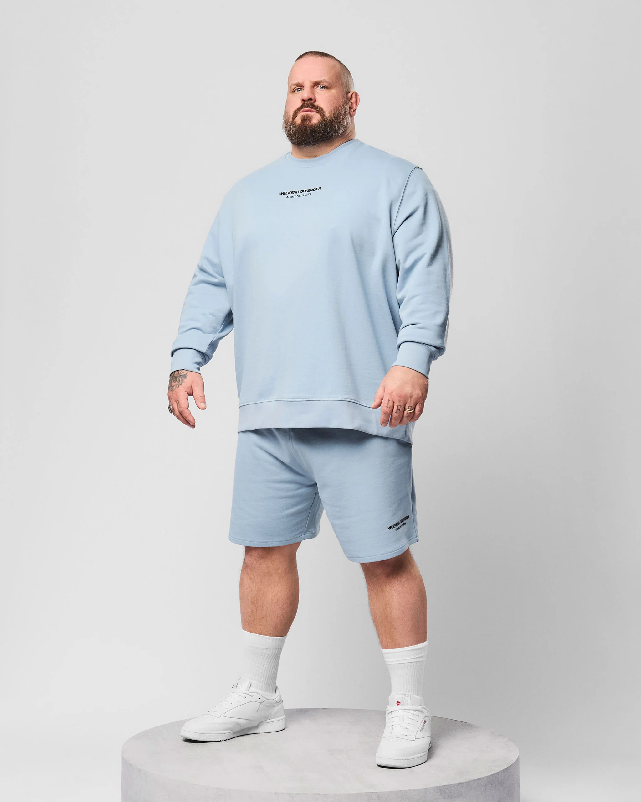 Plus Size - Raval Sweatshirt Blue Tourmaline/Black - Image 2