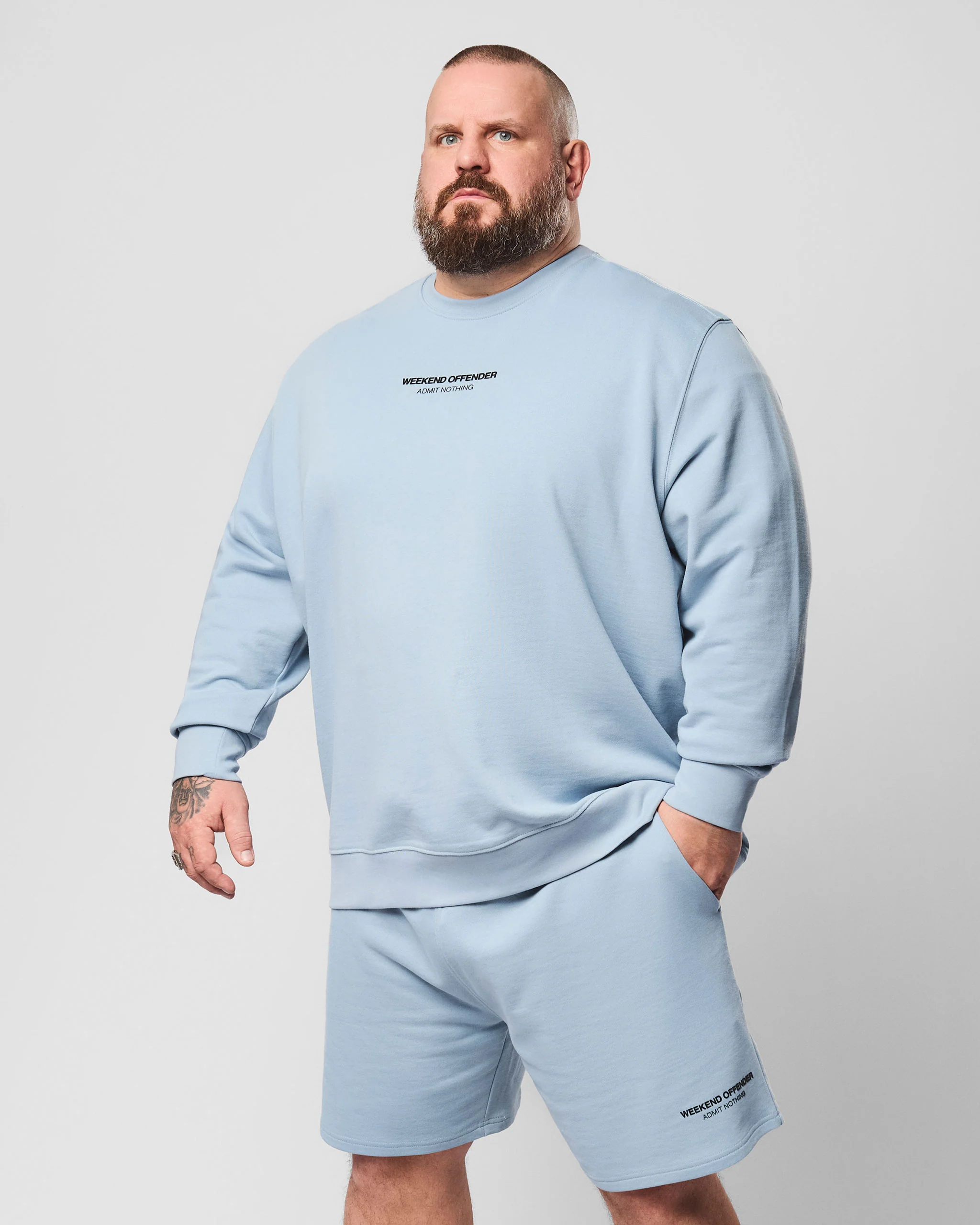 Plus Size - Raval Sweatshirt Blue Tourmaline/Black - Image 3