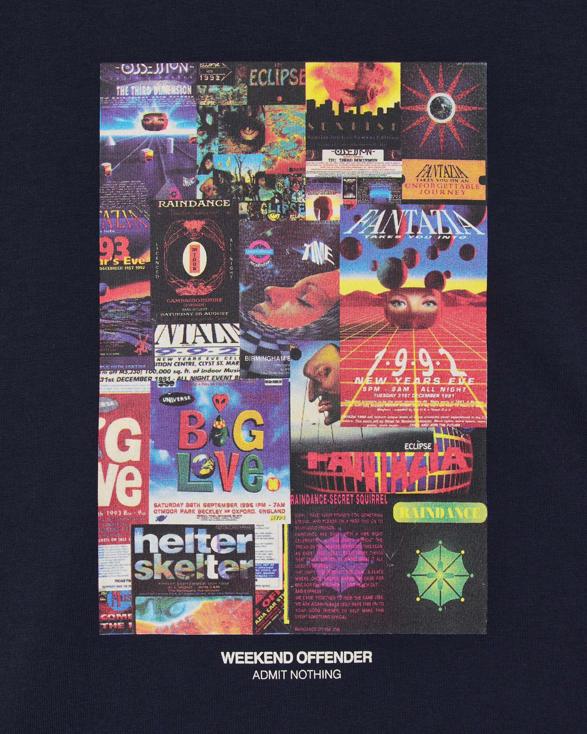 Saltatio Graphic T-Shirt Navy - Image 2