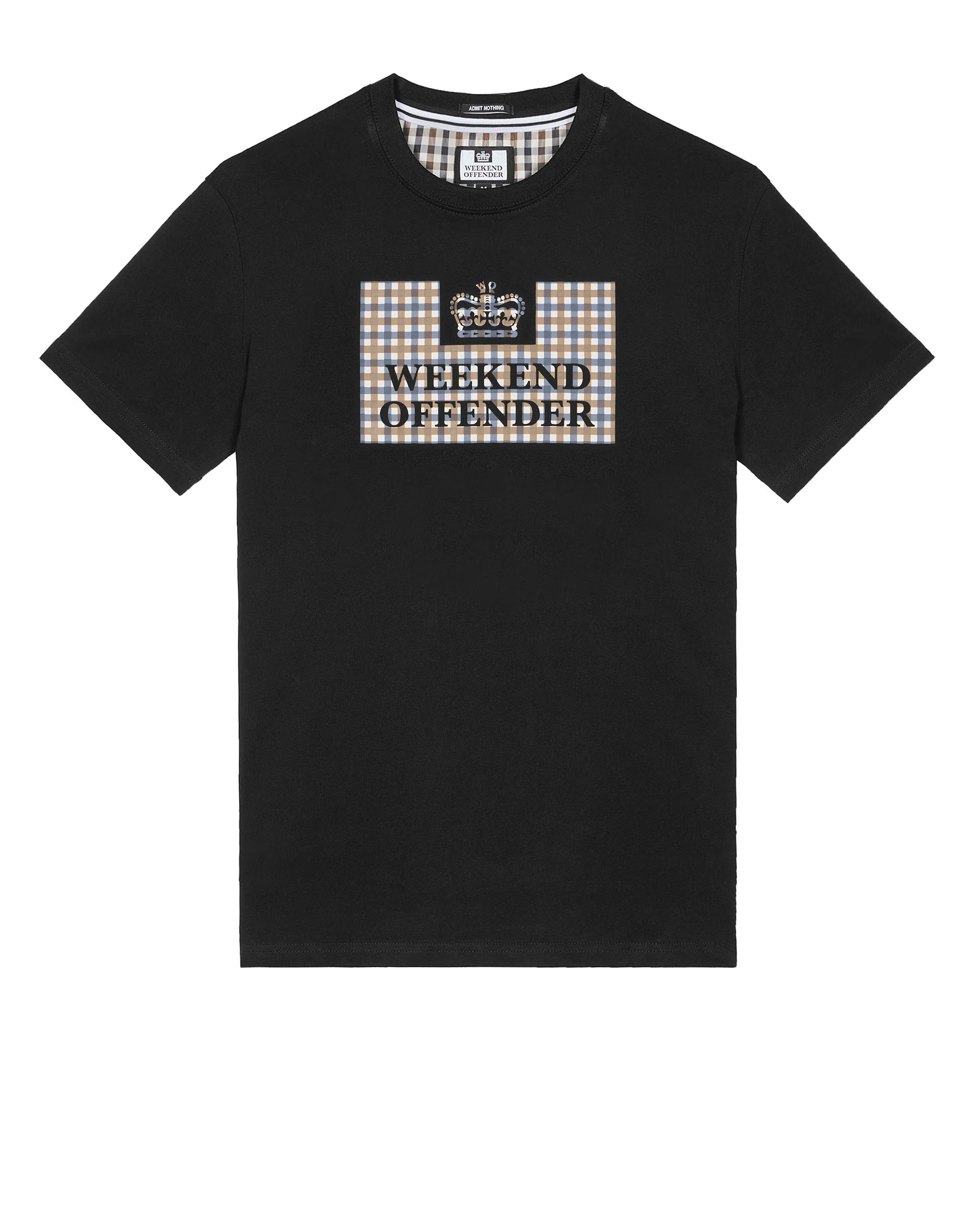 Plus Size - Shevchenko T-Shirt Black/Mid House Check