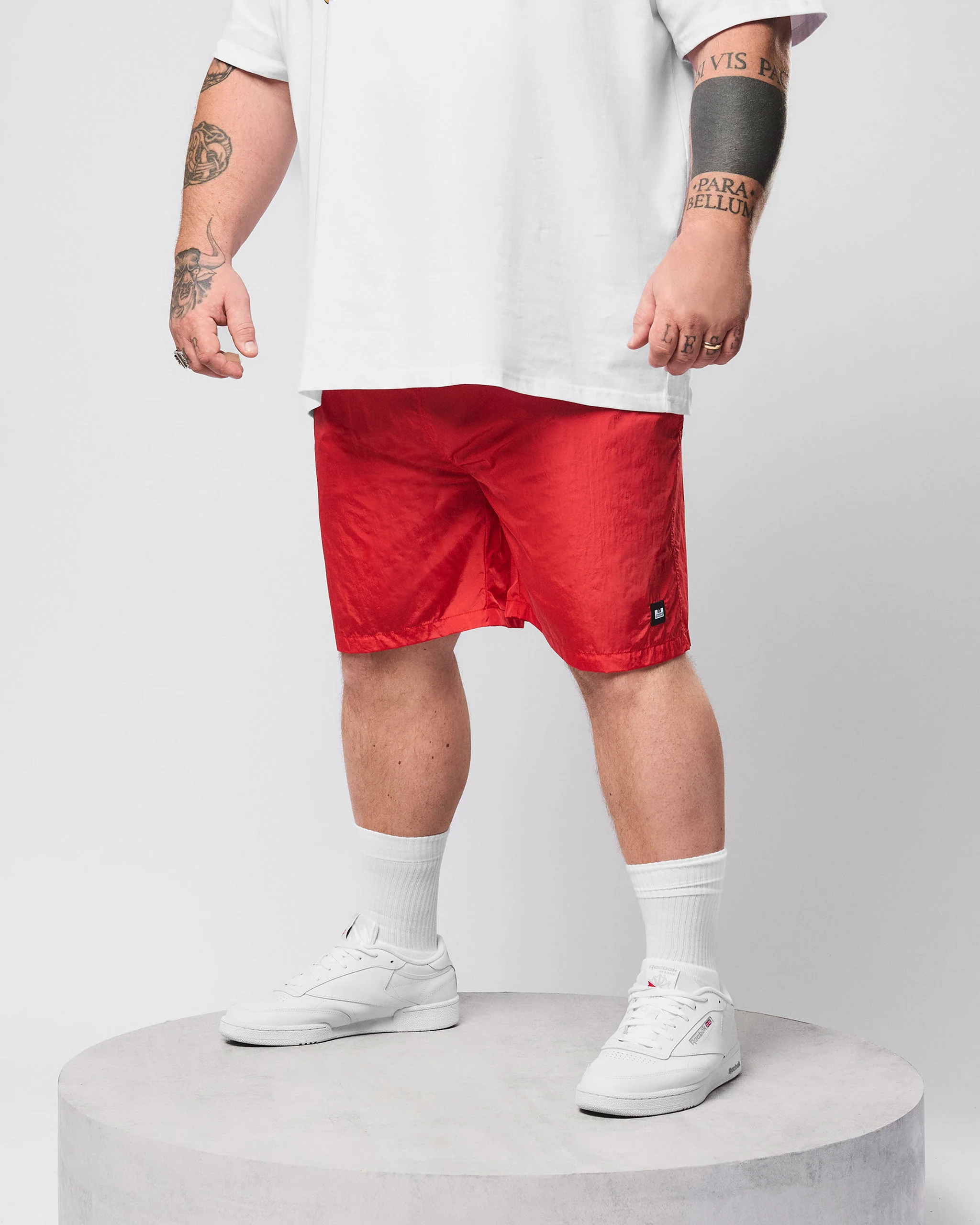 Plus Size - Stacks Swim Shorts Watermelon - Image 3