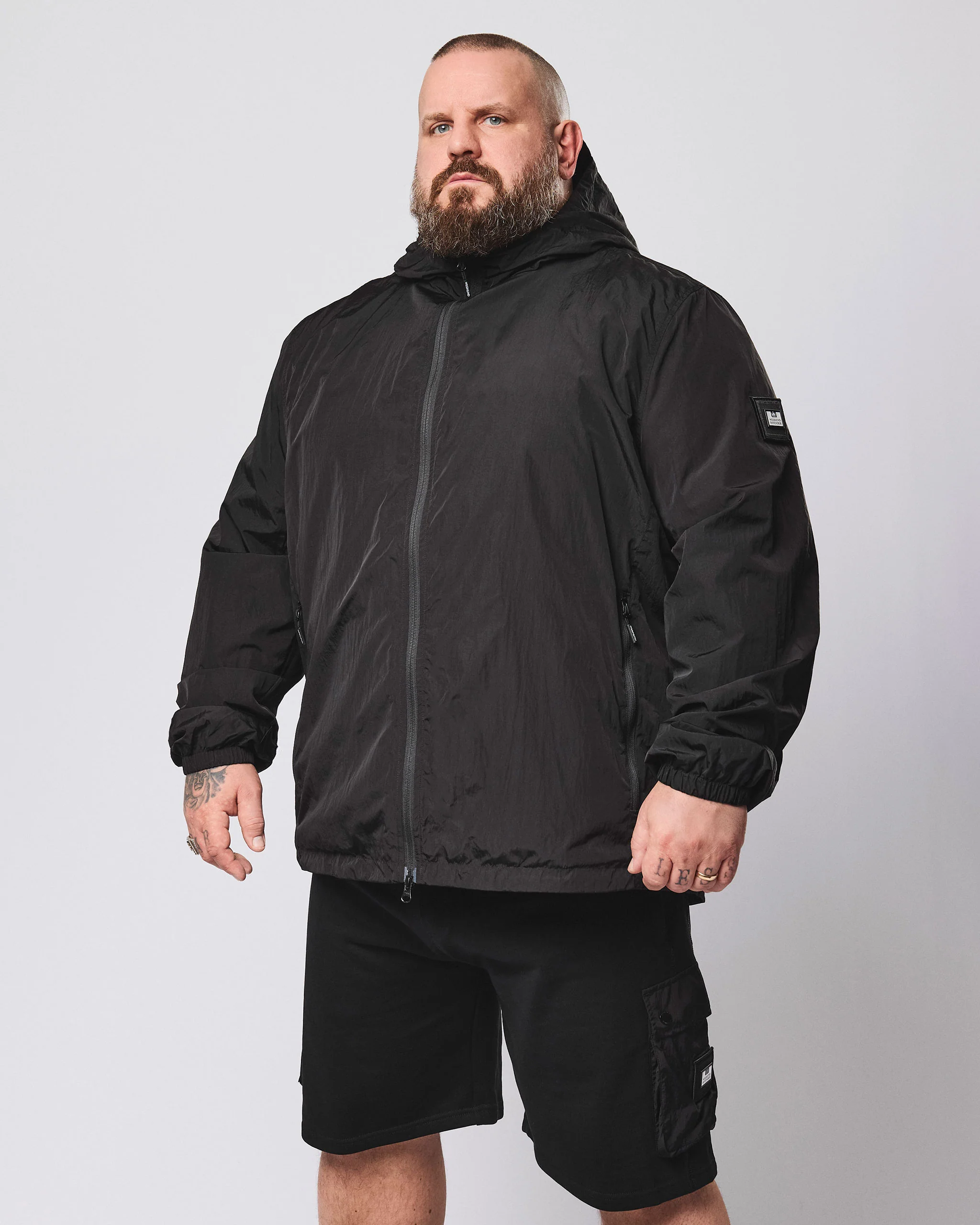 Plus Size - Technician Mesh Lined Jacket Black - Image 3
