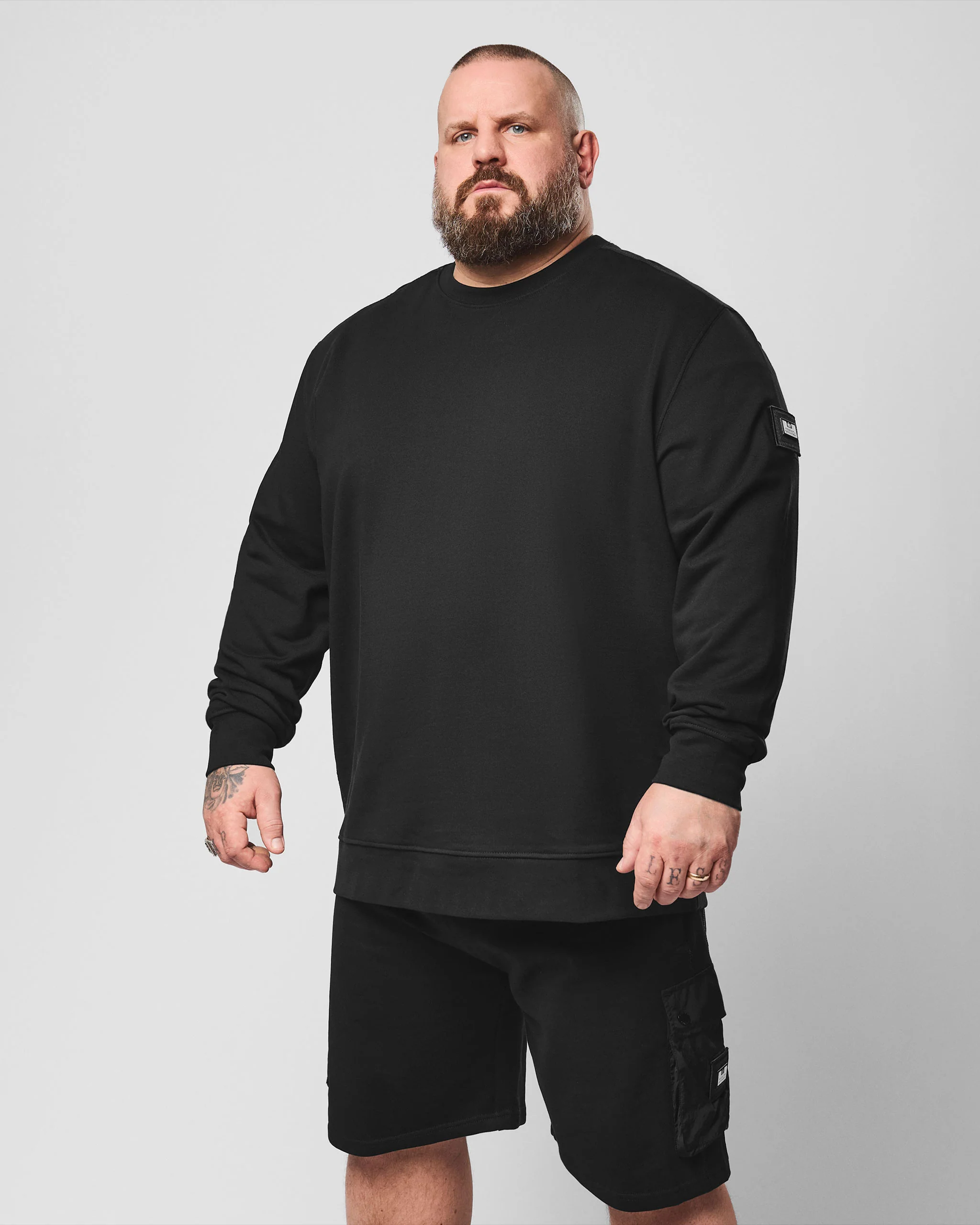 Plus Size - Thunder Sweatshirt Black - Image 3