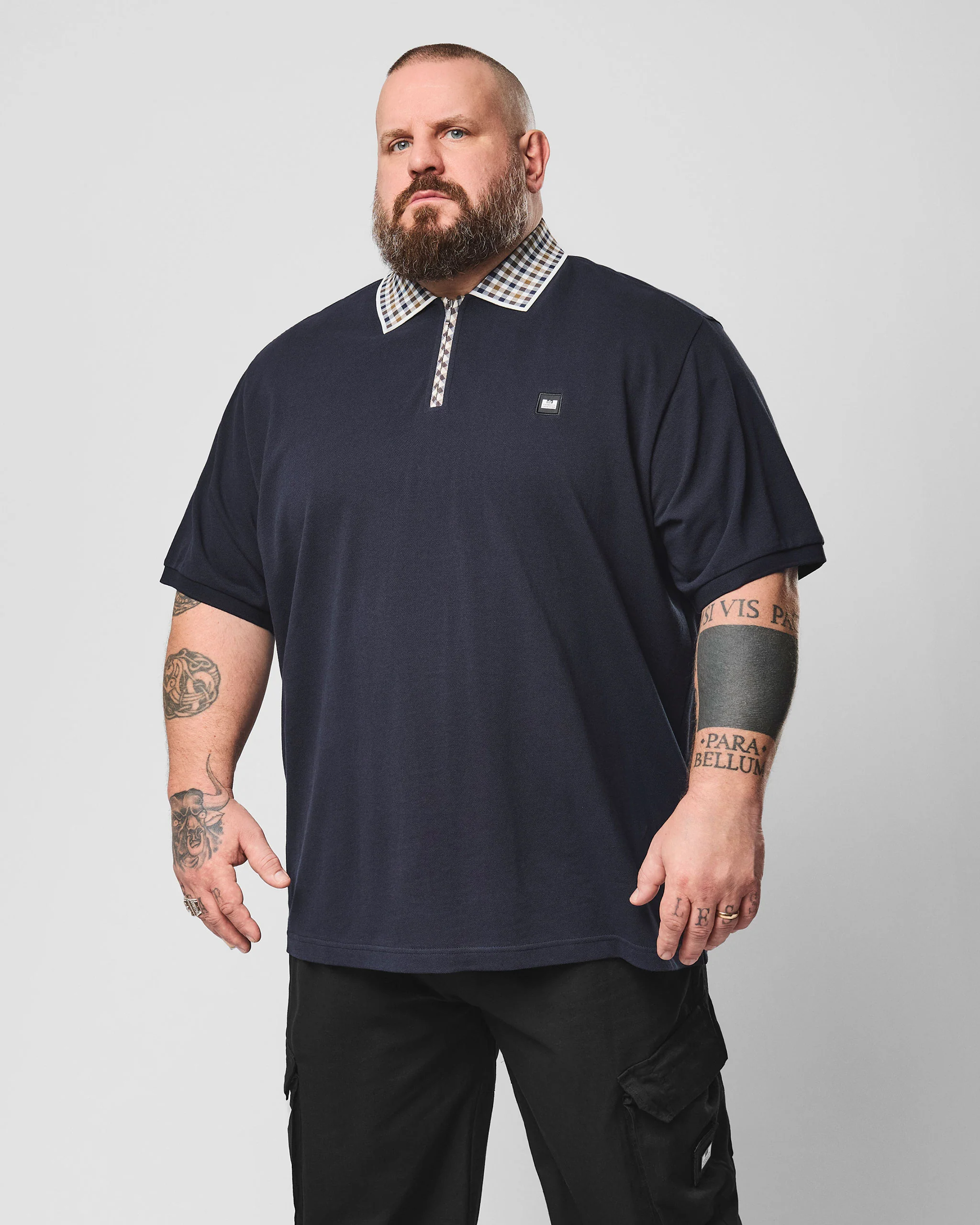 Plus Size - Tipasa Polo Shirt Navy - Image 4