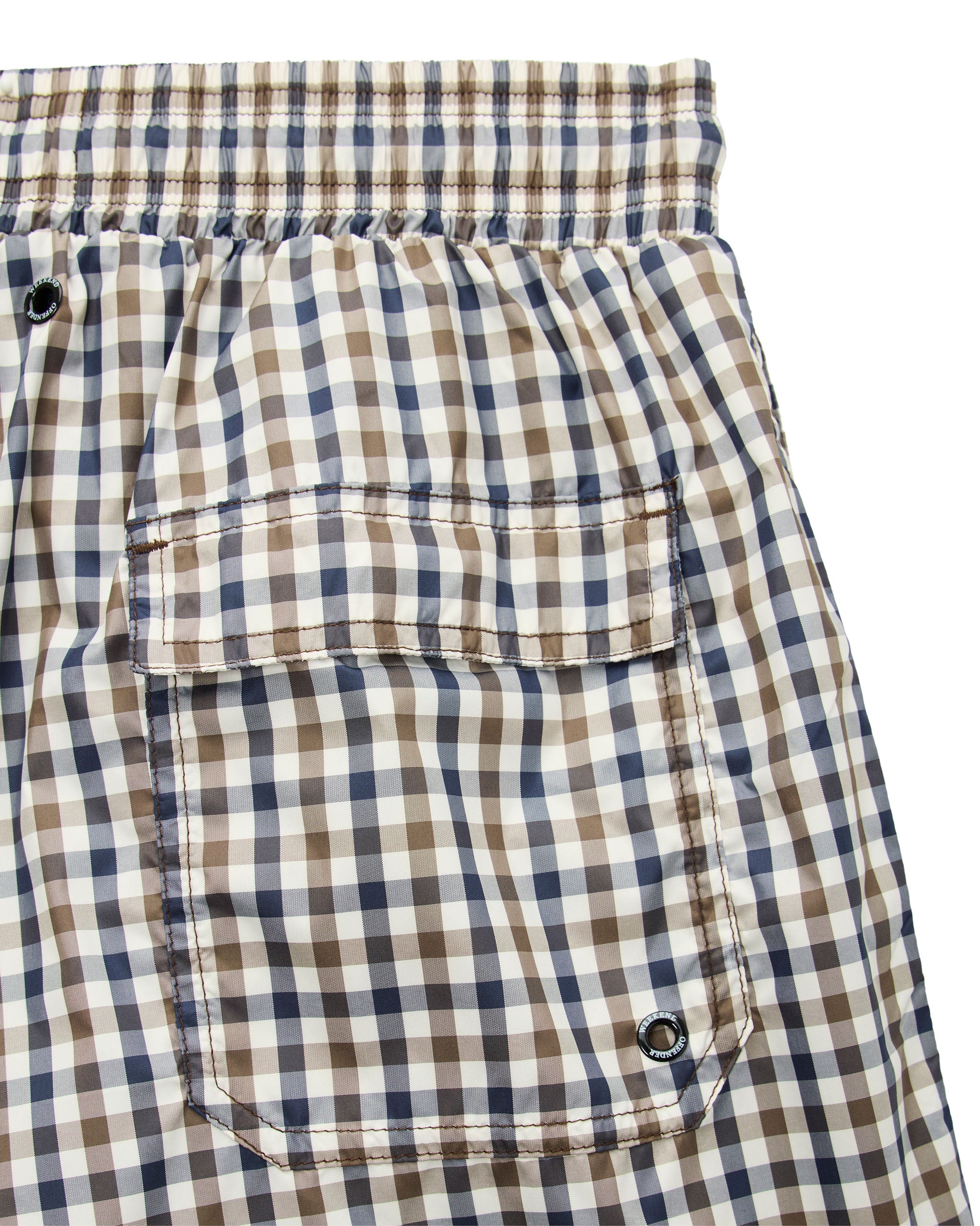 Plus Size - Varadero Swim Shorts Mid House Check - Image 7