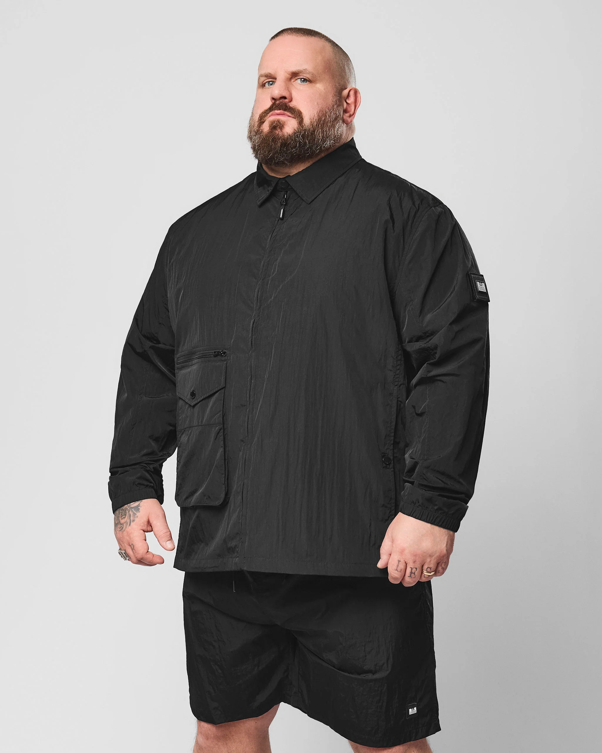 Plus Size - Vinnie Over-Shirt Black - Image 3