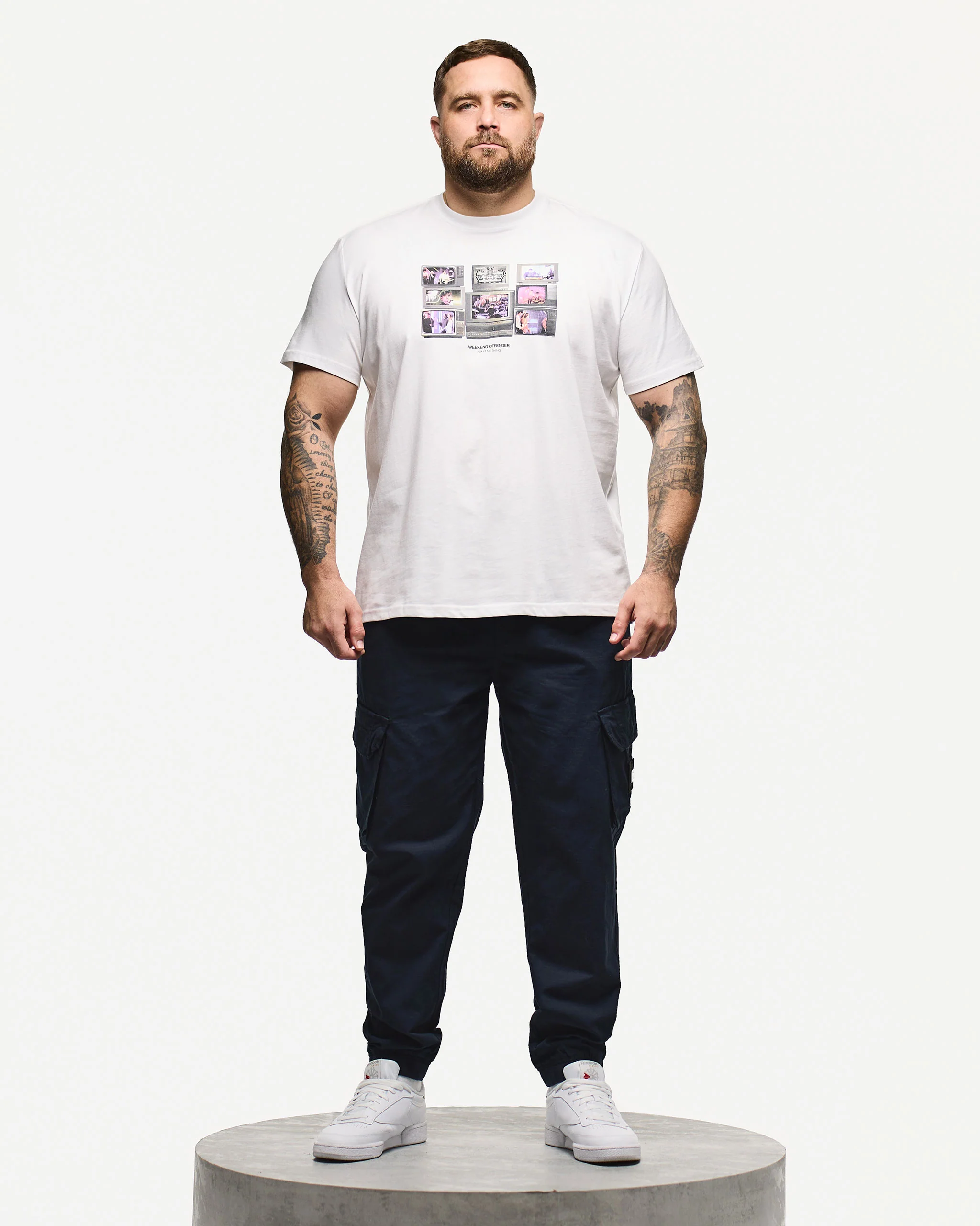 Plus Size - Vision Graphic T-Shirt White - Image 3
