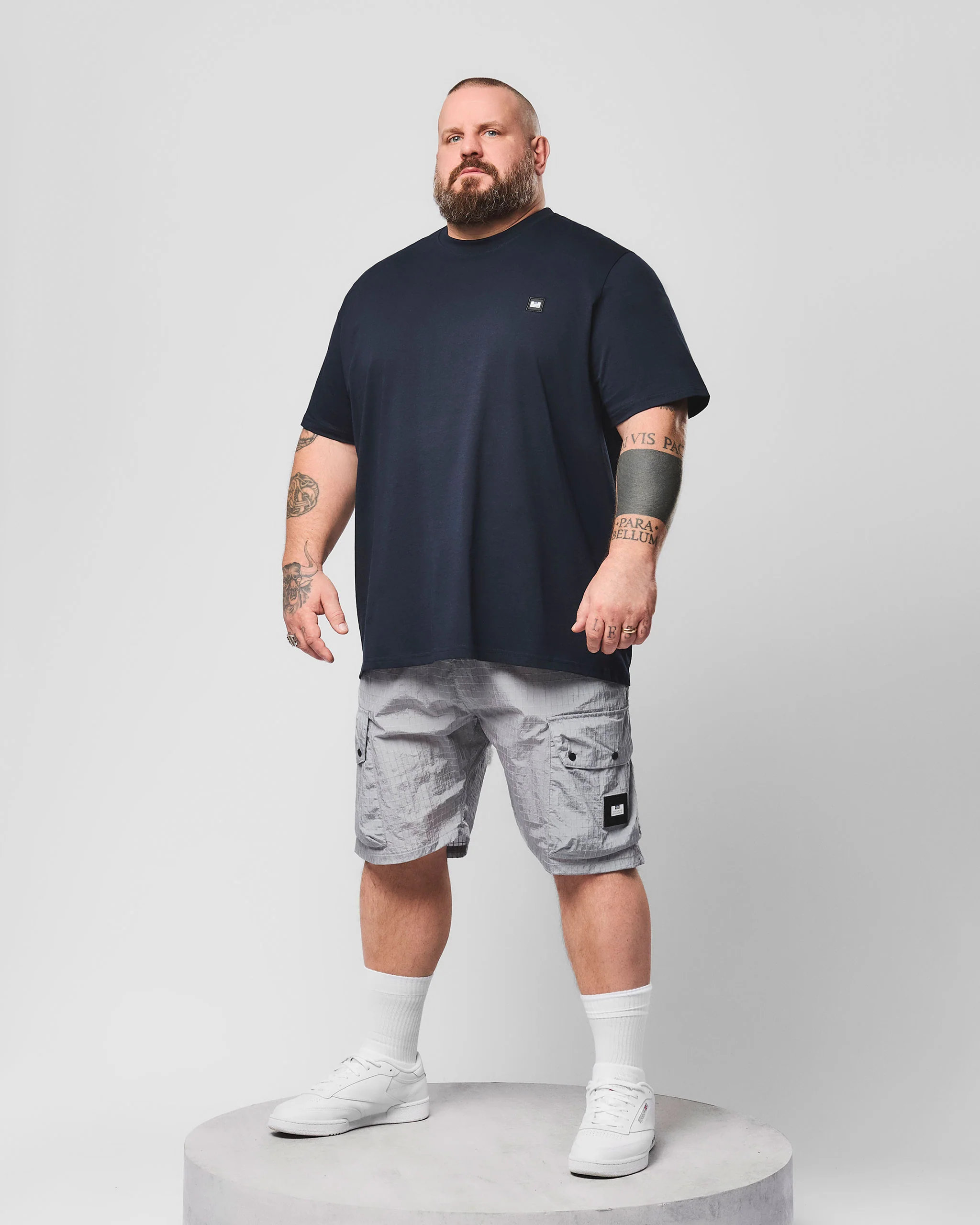 Plus Size - Zemmouri Cargo Shorts Smokey Grey - Image 2