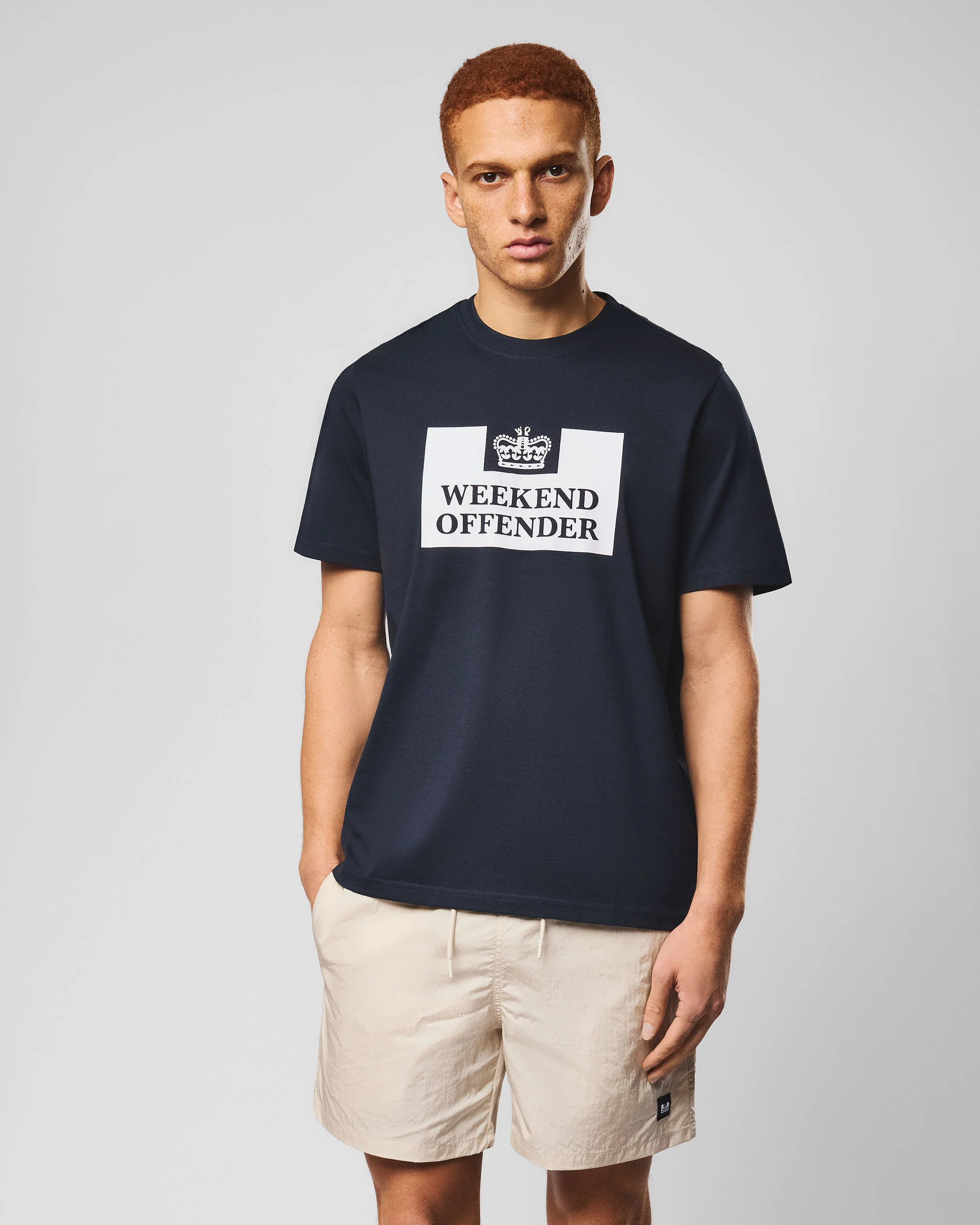 Prison Classic T-Shirt Navy - Image 3
