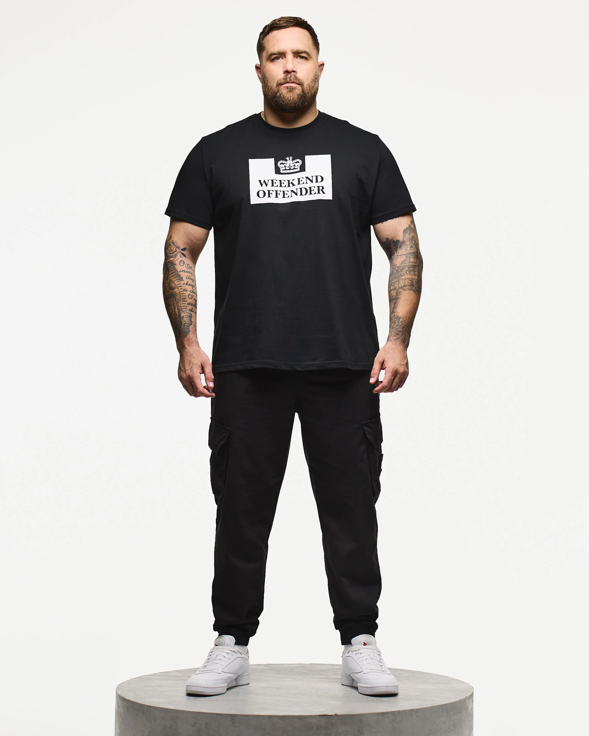 Plus Size - Prison Classic T-Shirt Black - Image 2
