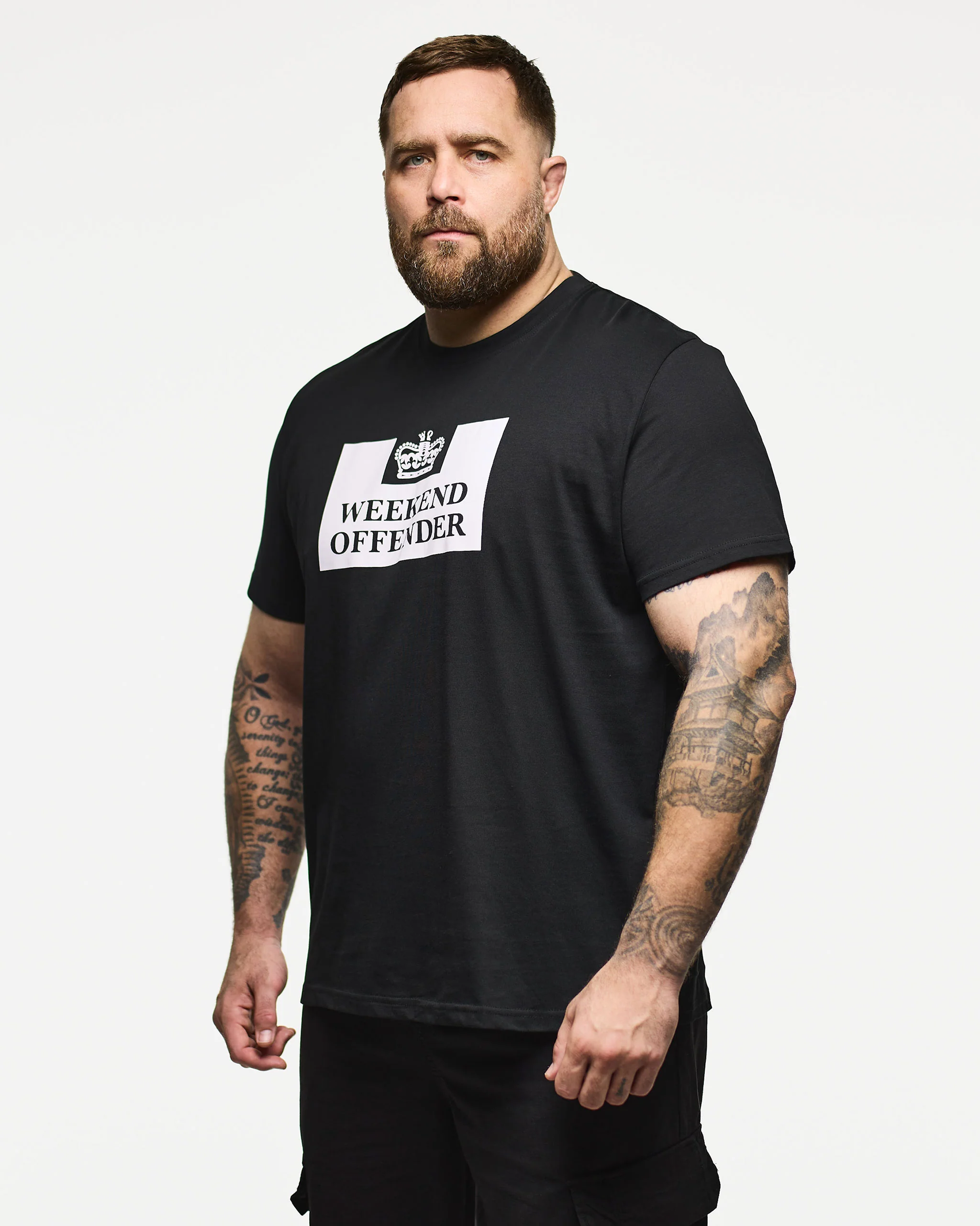 Plus Size - Prison Classic T-Shirt Black - Image 3
