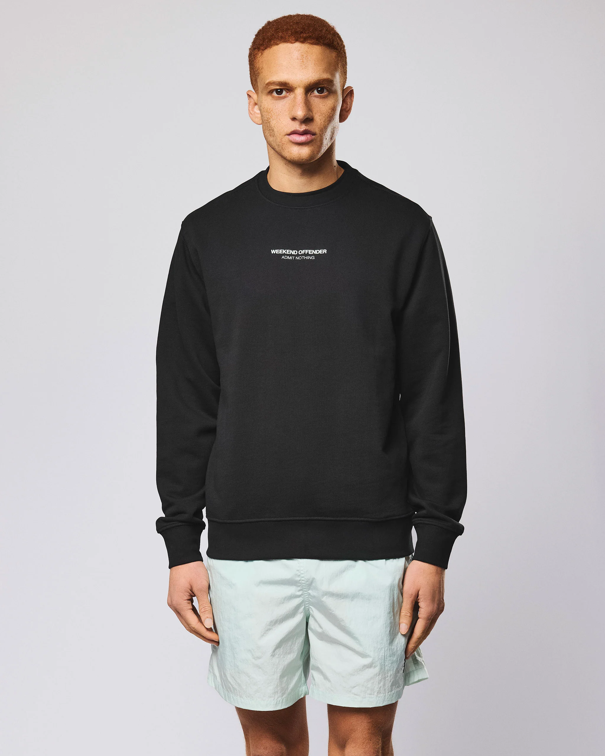 Raval Sweatshirt Black/Amazonite Green - Image 2