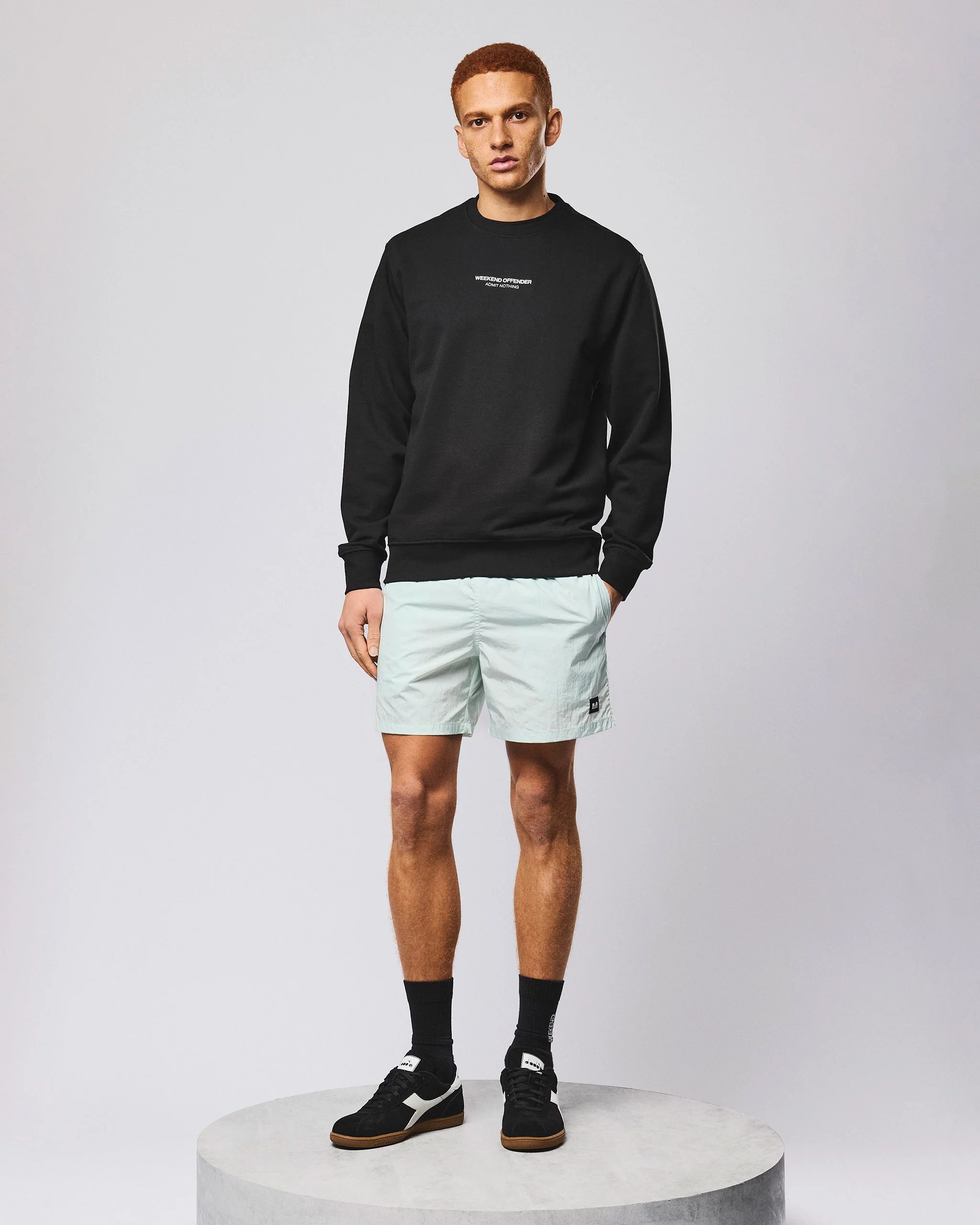 Raval Sweatshirt Black/Amazonite Green - Image 4