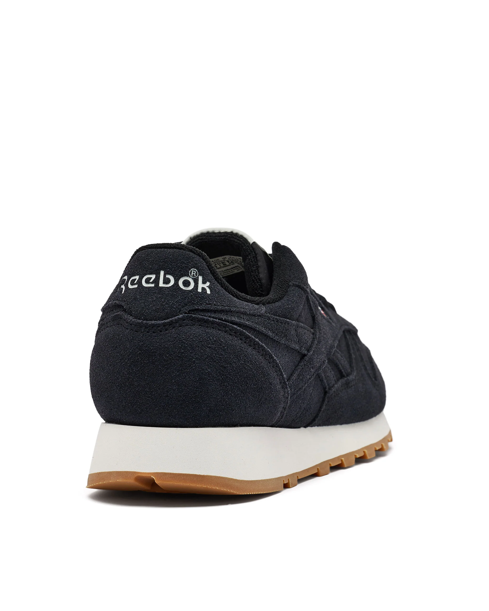 Reebok Classic Leather Trainers Black/Chalk/Gum - Image 3