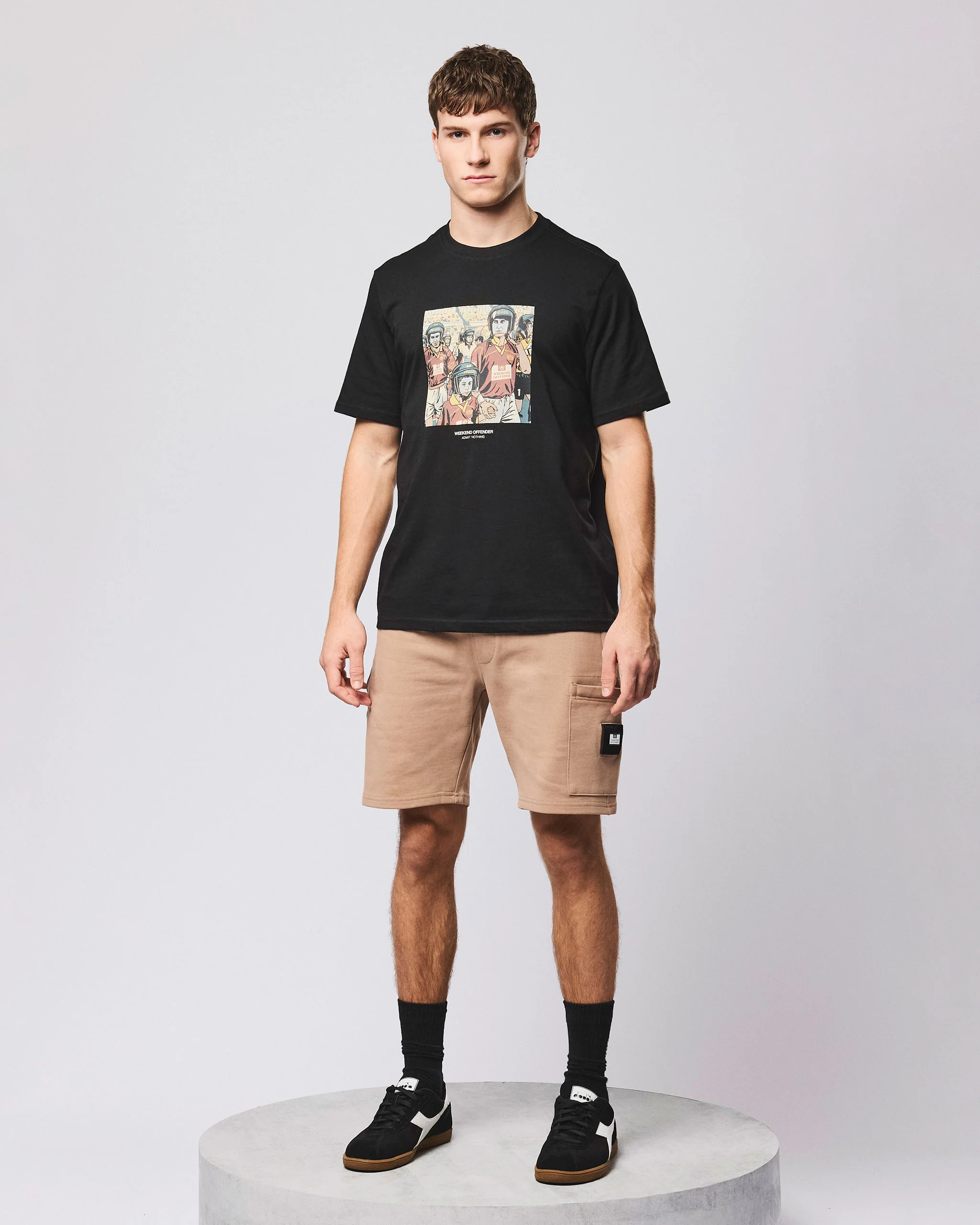 Roma Graphic T-Shirt Black - Image 3