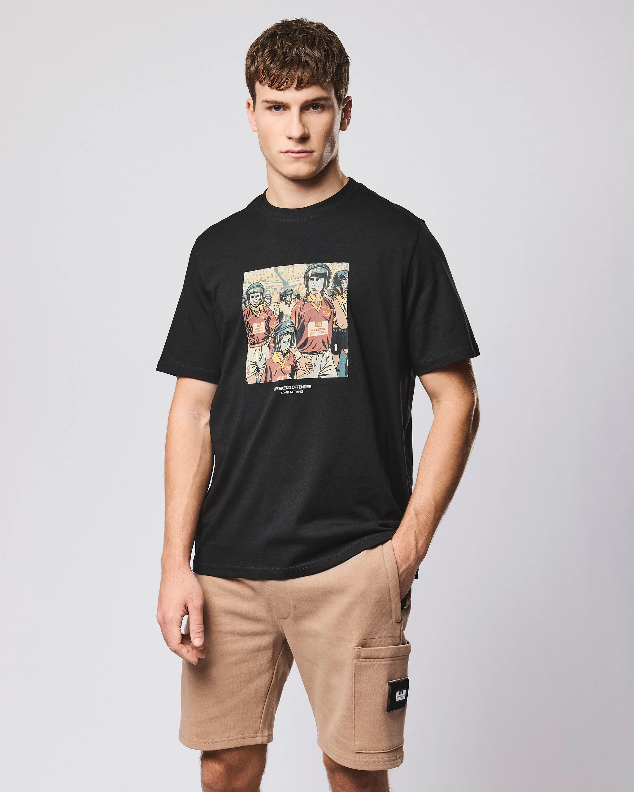 Roma Graphic T-Shirt Black - Image 4