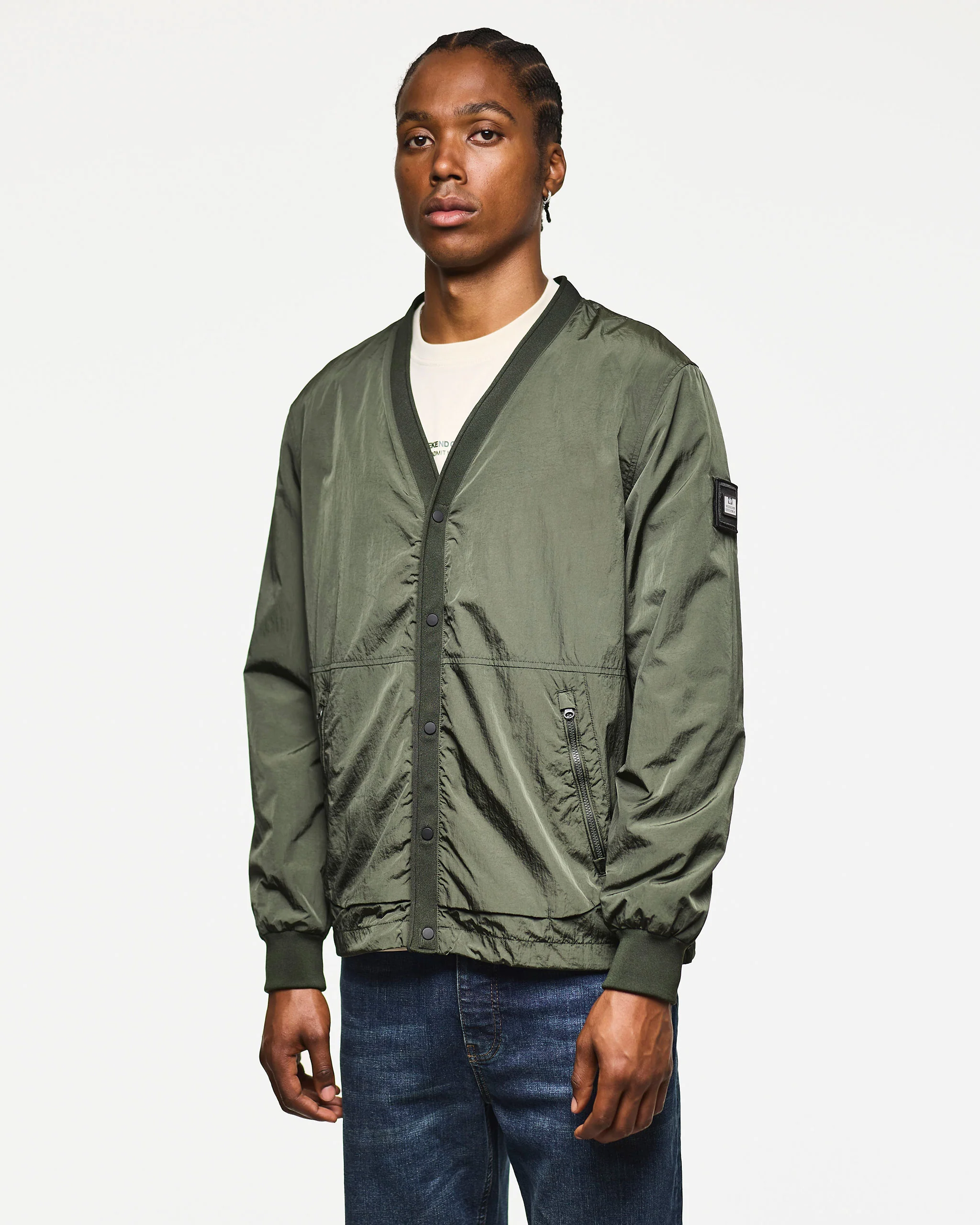 Ronson Over-Shirt Black Forest Green - Image 3
