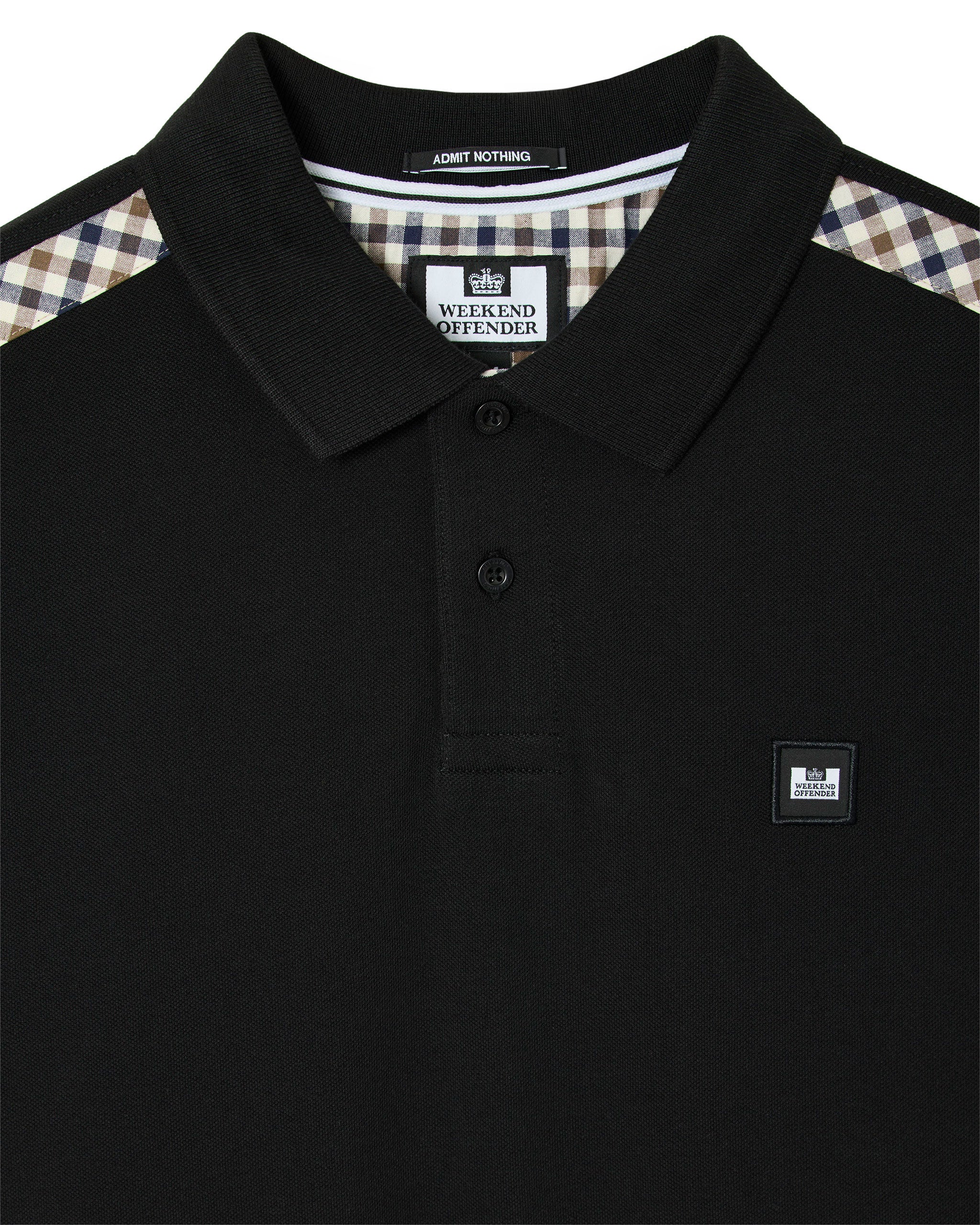 Rowley Polo Shirt Black - Image 2