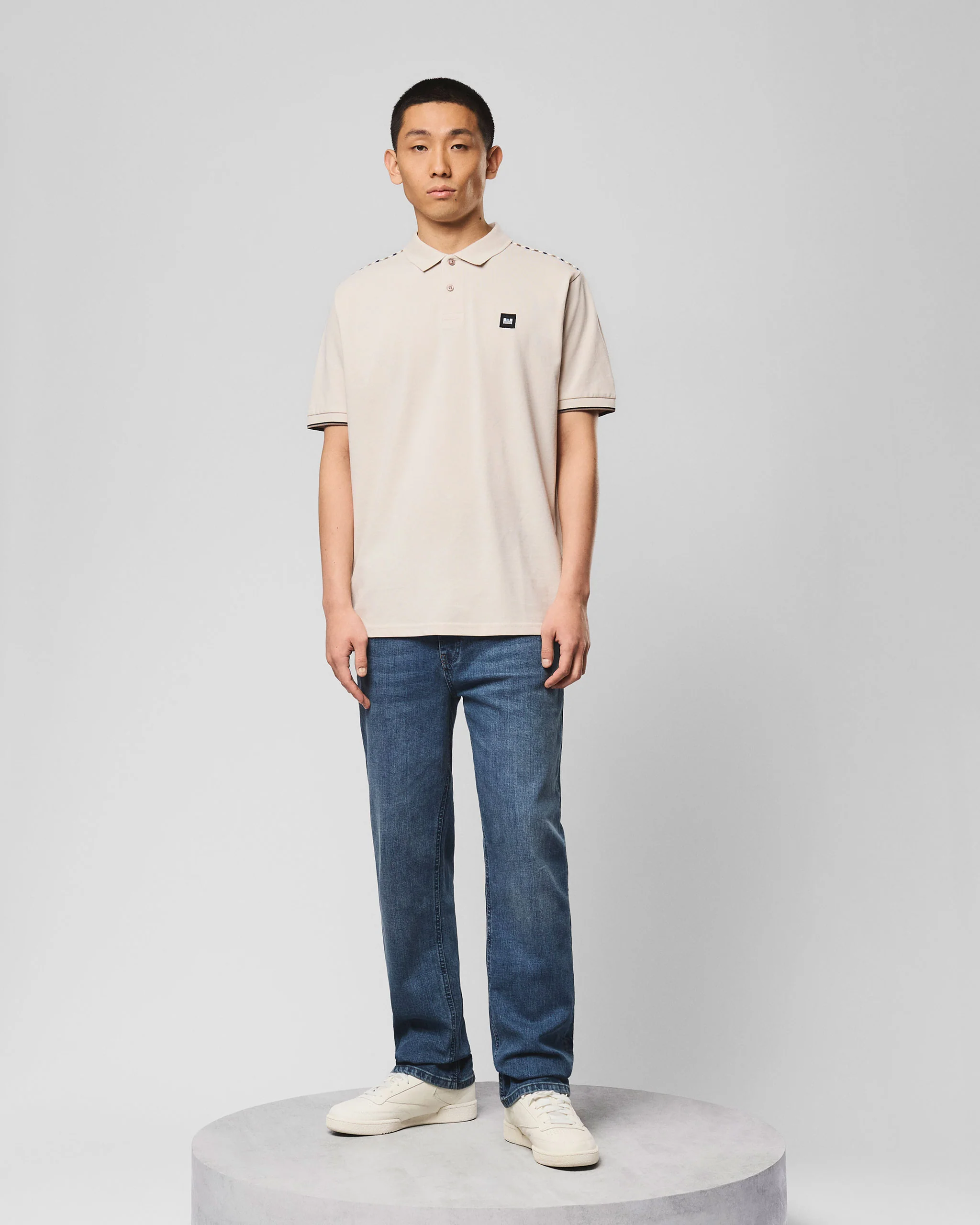 Sakai Polo Shirt Cement - Image 2
