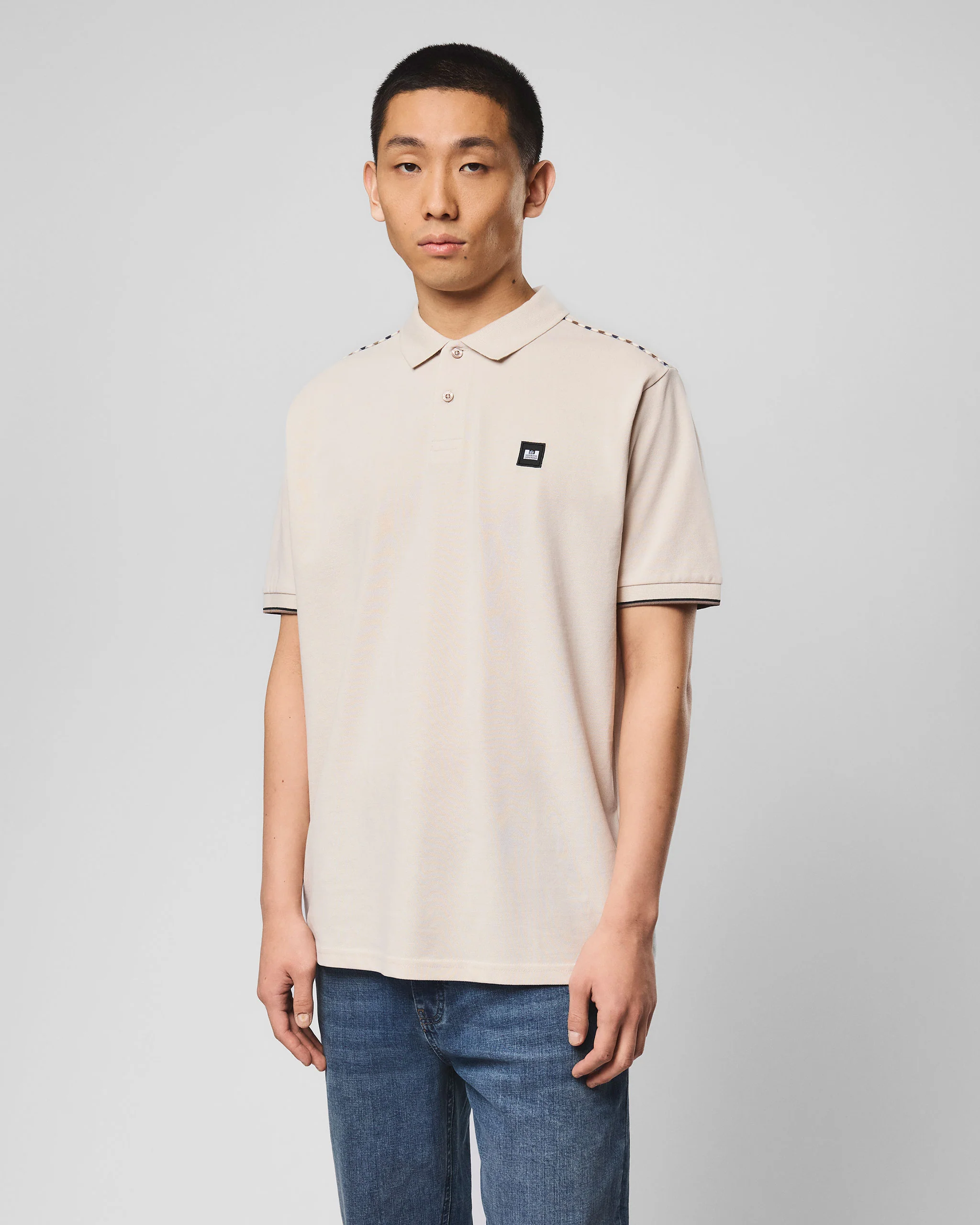 Sakai Polo Shirt Cement - Image 4