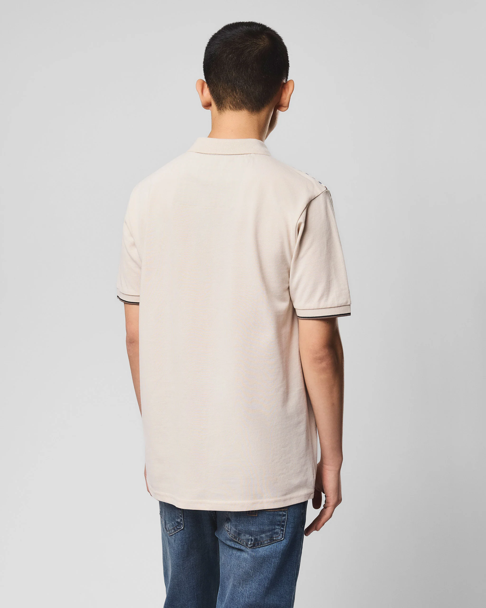 Sakai Polo Shirt Cement - Image 5