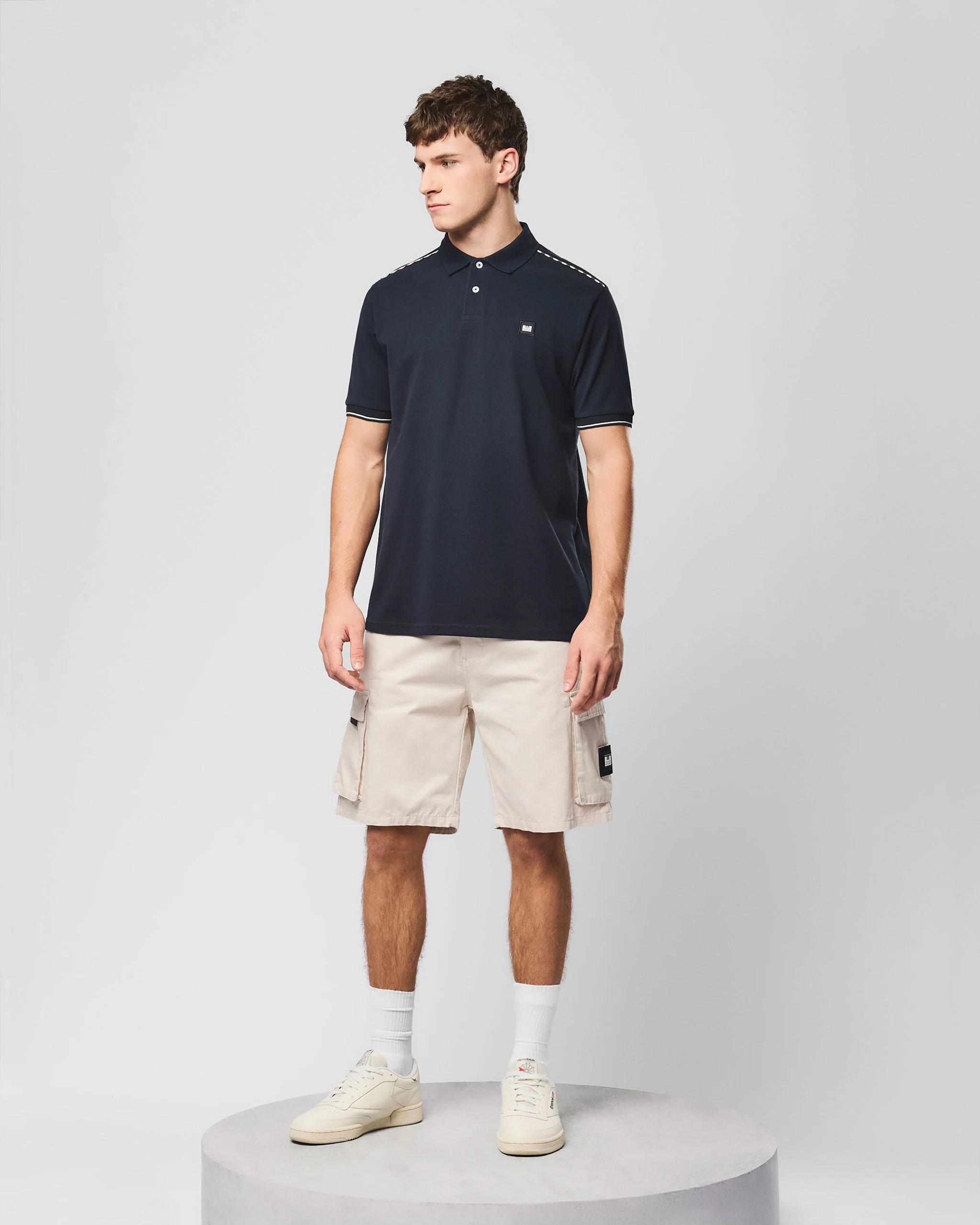 Sakai Polo Shirt Navy - Image 3