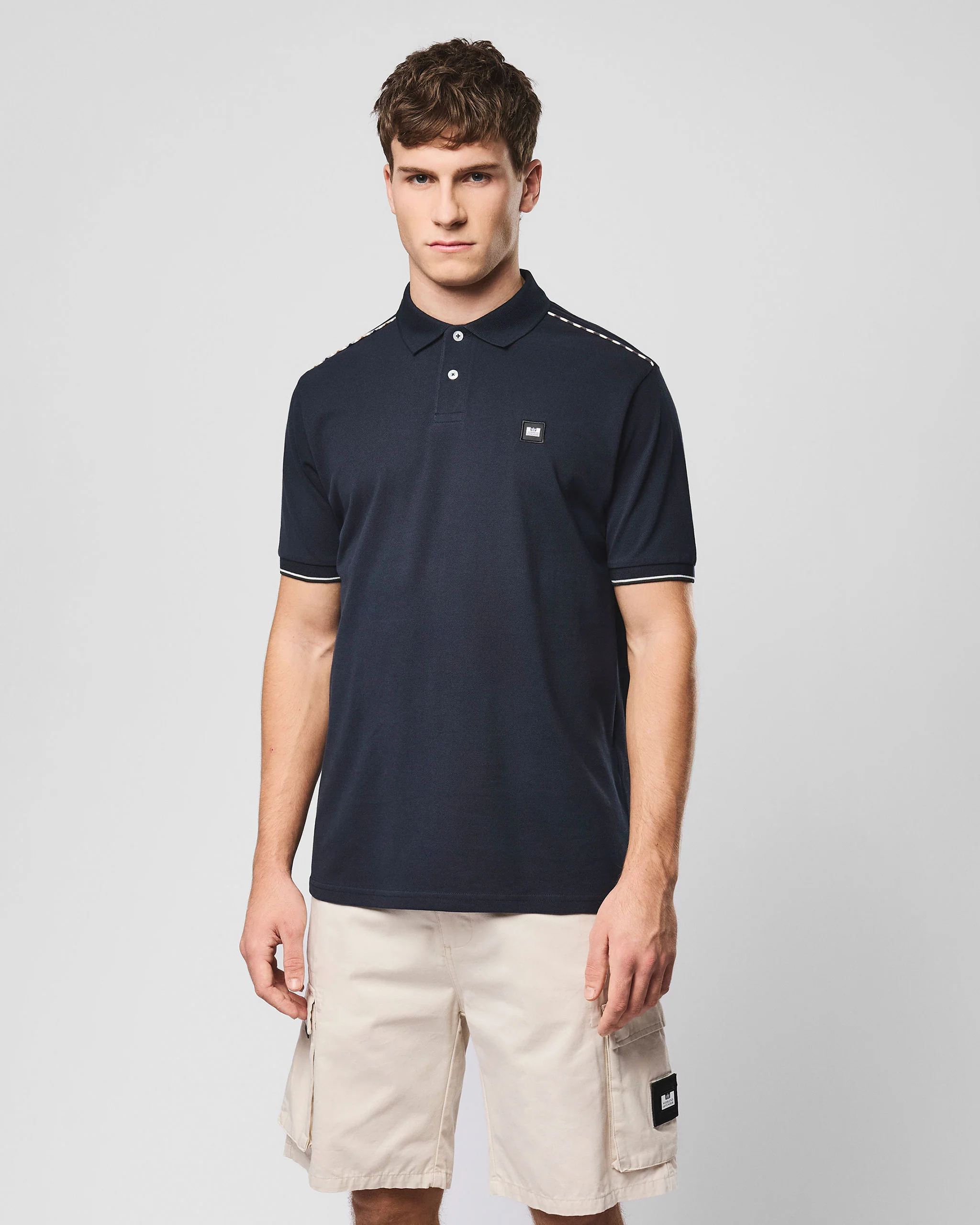 Sakai Polo Shirt Navy - Image 4