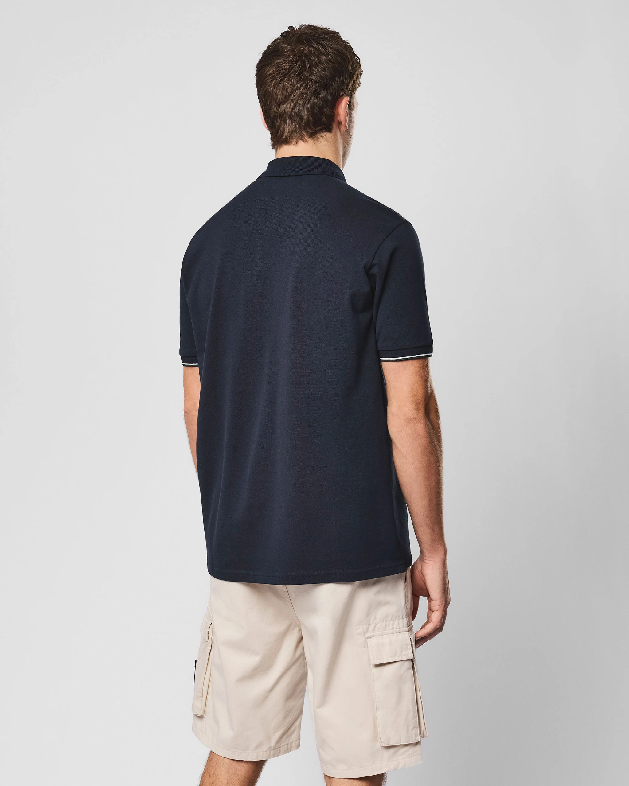 Sakai Polo Shirt Navy - Image 5