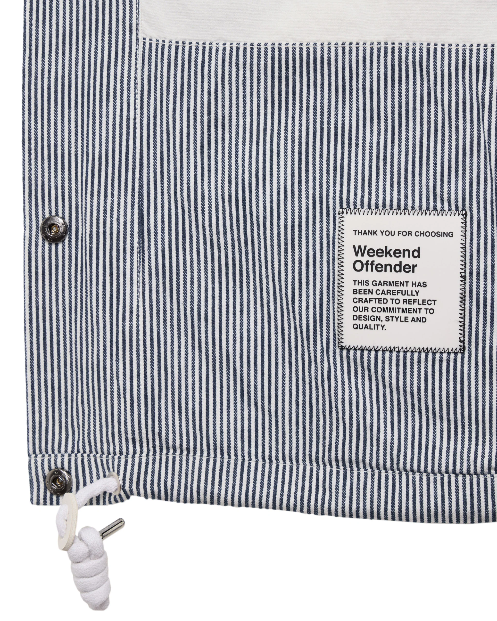 Sant Antoni Coach Jacket Ticking Stripe - Image 9