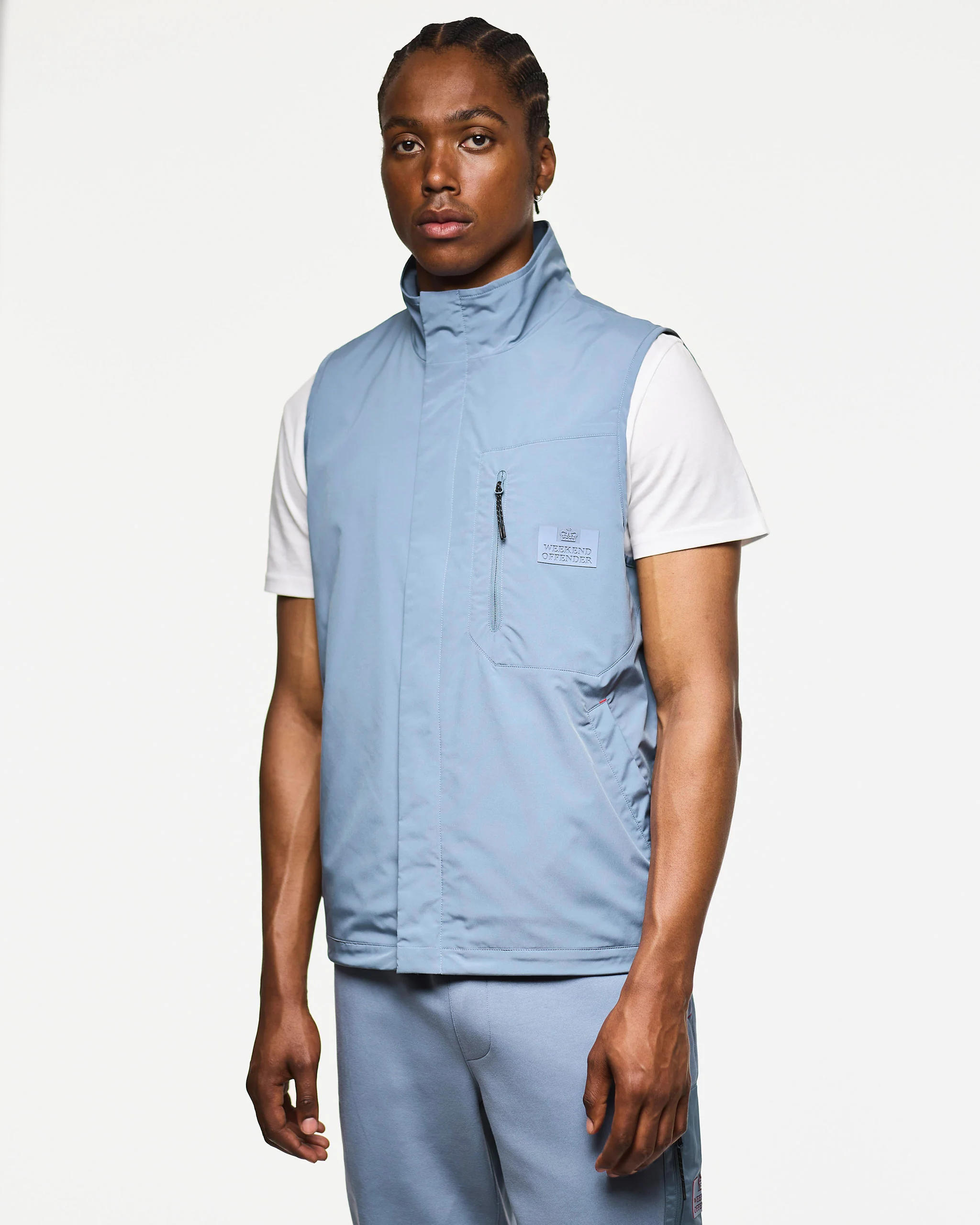 Satriani Gilet Blue Shadow - Image 3