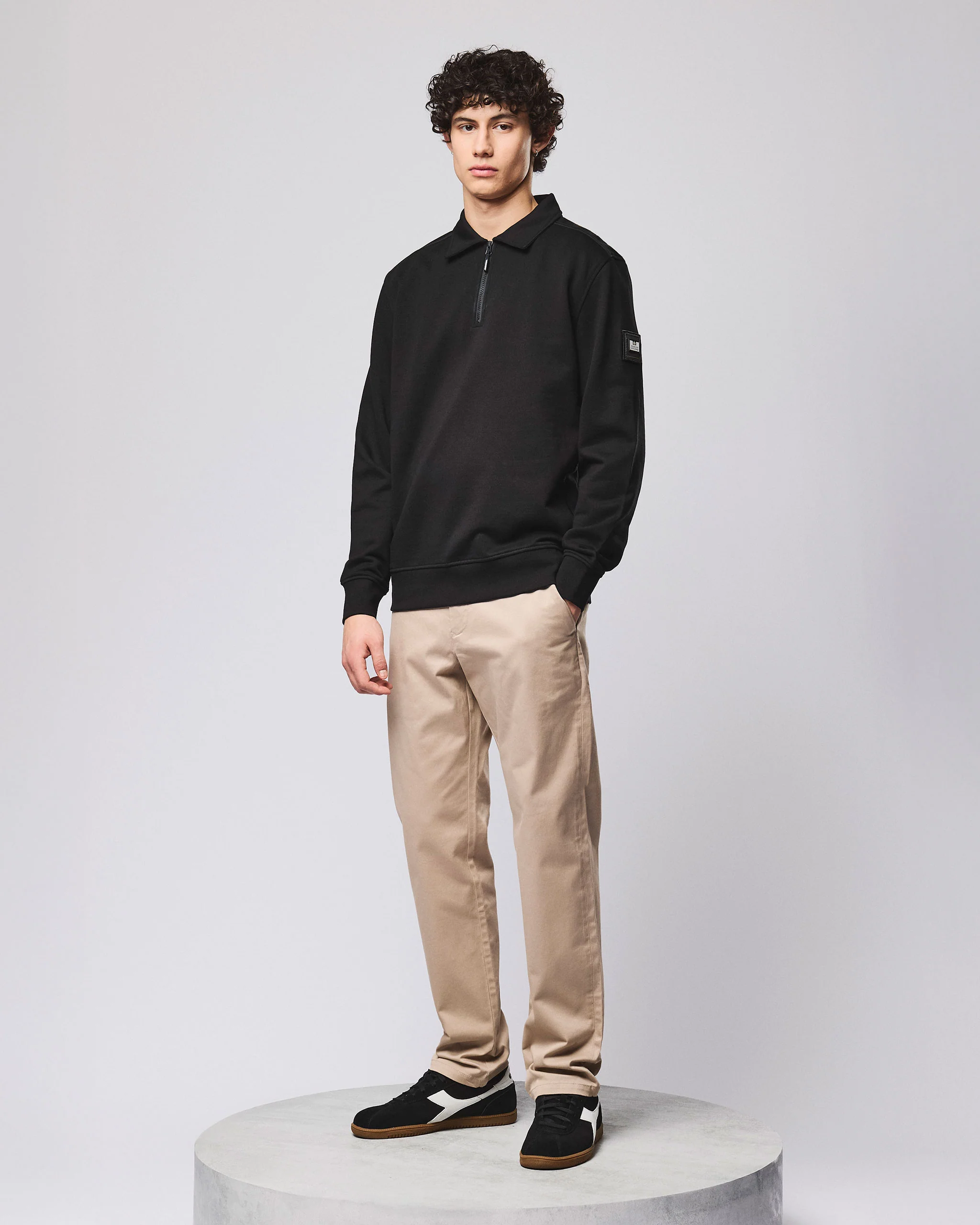 Sidi Polo Sweatshirt Black - Image 3
