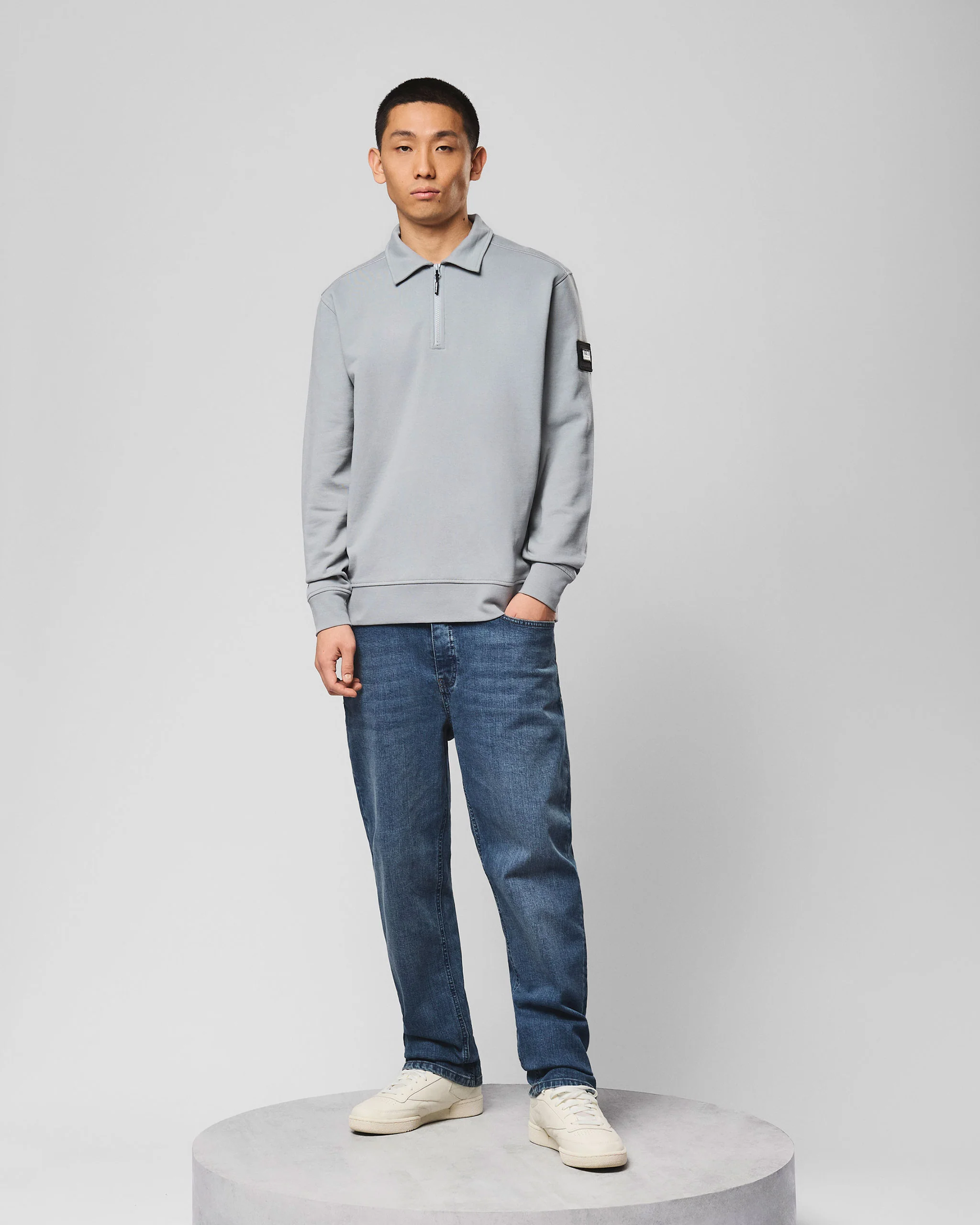 Sidi Polo Sweatshirt Smokey Grey - Image 2